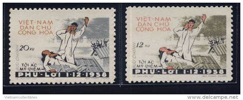 North Vietnam Viet Nam MNH Stamps 1959 : Massacre At Phu Loi Concentration Camp (Ms053) - Viêt-Nam