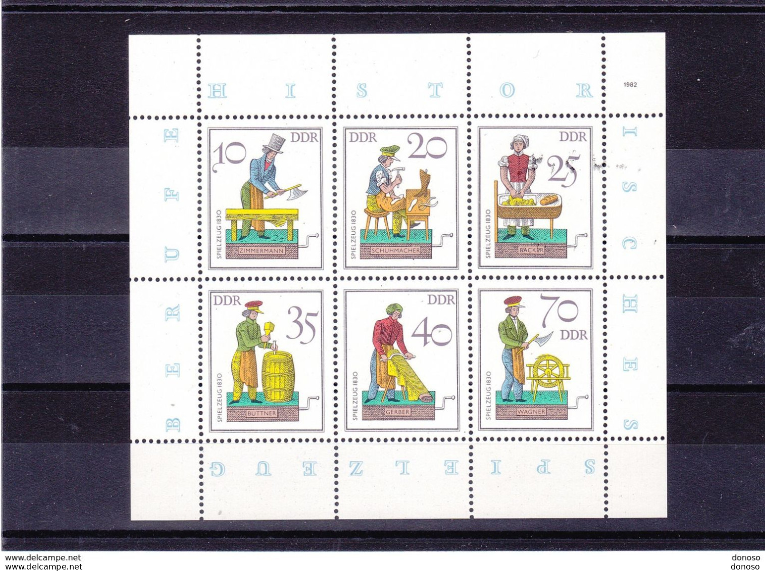 RDA 1982 JOUETS III Yvert 2404-2409, Michel 2758-2763  NEUF** MNH Cote Yv: 6 Euros - Neufs