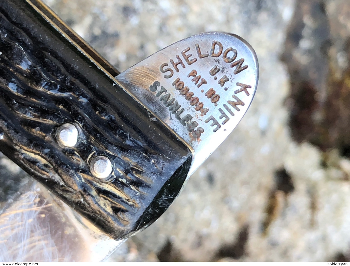 couteau de poche Sheldon KNIFE très rare fabriqué à Sheffield par Wade et Butche