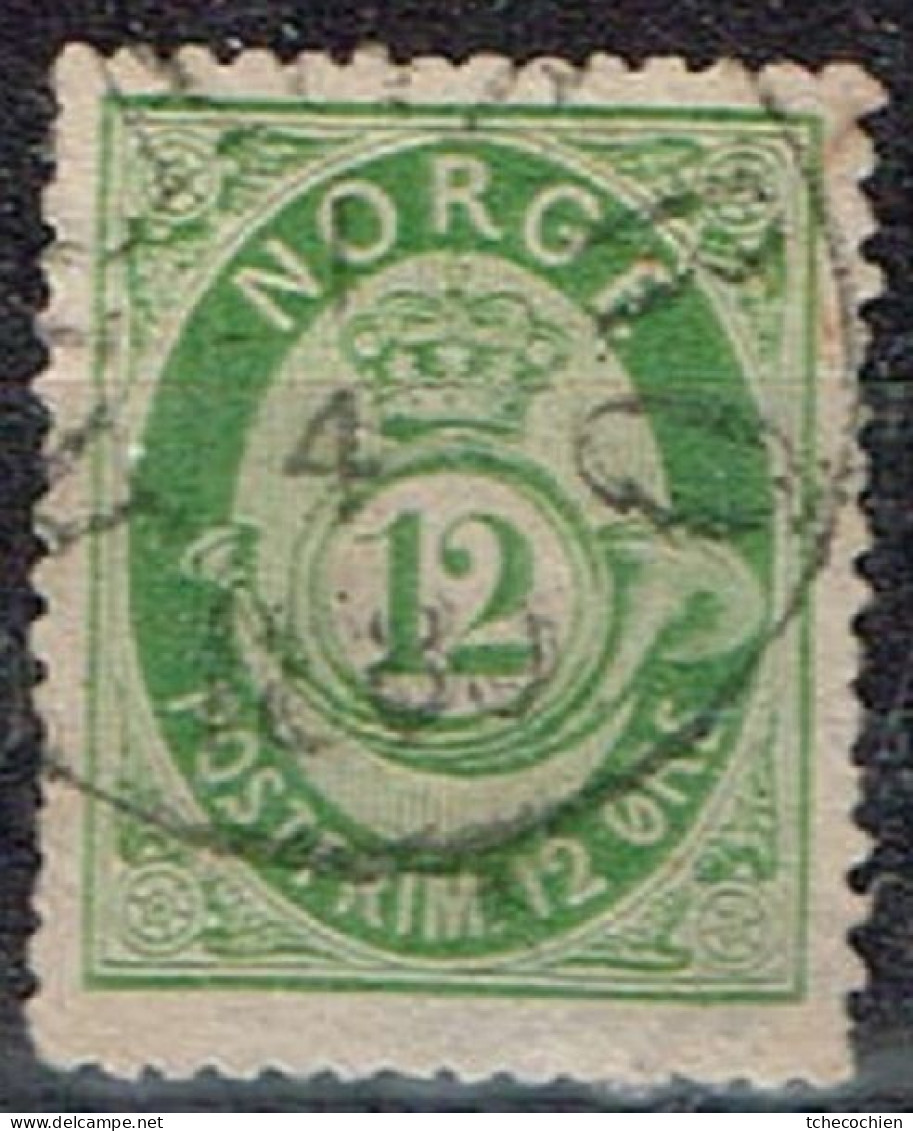 Norvège - 1877 - Y&T N° 26 Oblitéré - Gebraucht