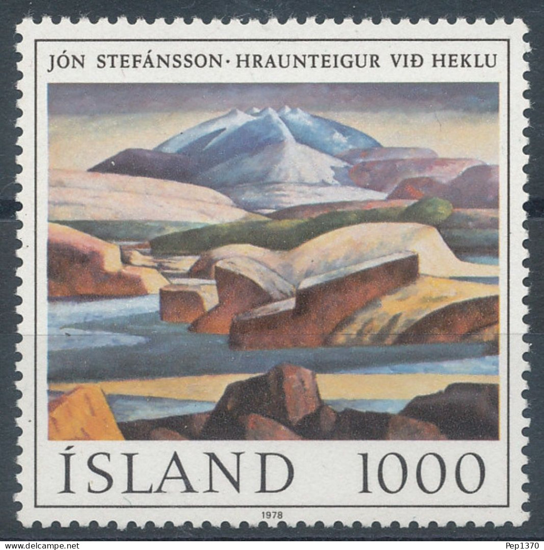 ISLANDIA 1978 - ICELAND - PINTURA DE JON STEFANSSON - YVERT 488** - Unused Stamps