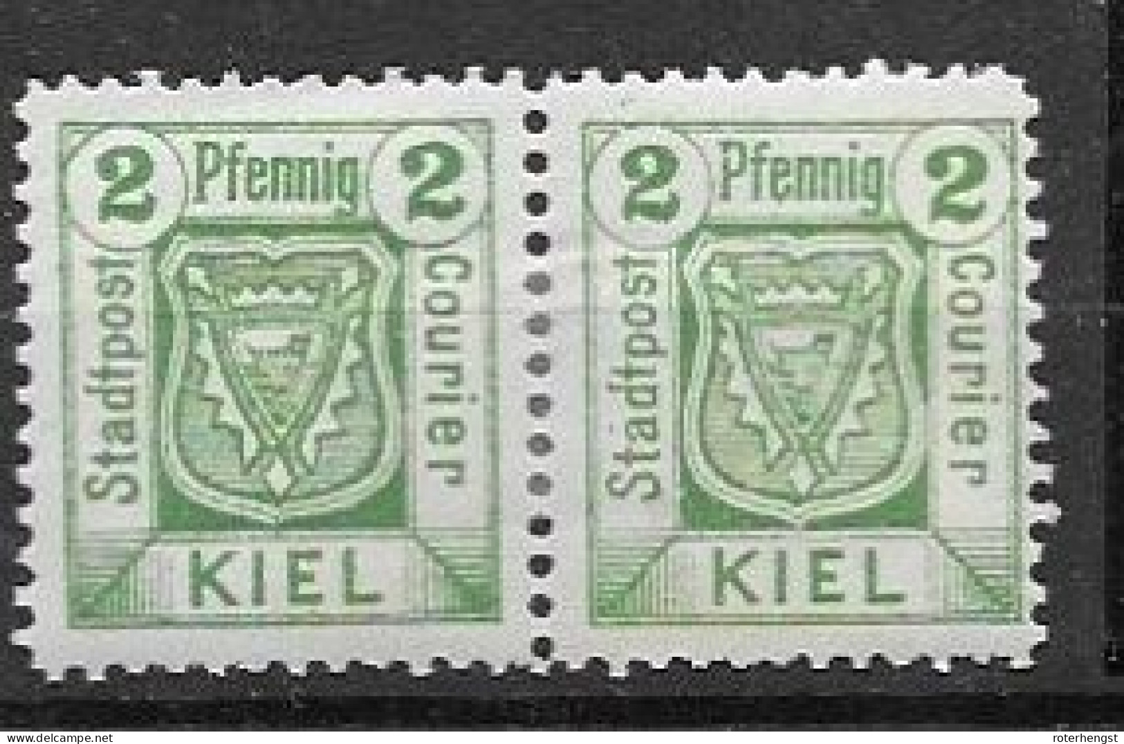 Kiel Mh* 4 Euros - Correos Privados & Locales