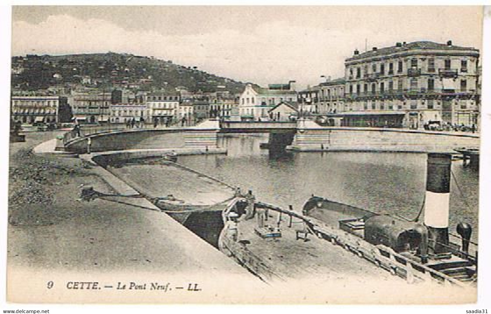 34  SETE CETTE  LE PONT NEUF - Sete (Cette)