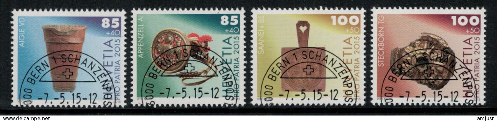 Suisse// Schweiz // Switzerland // Pro-Patria //  Série Pro-Pro-Patria 2015 Oblitérée - Used Stamps