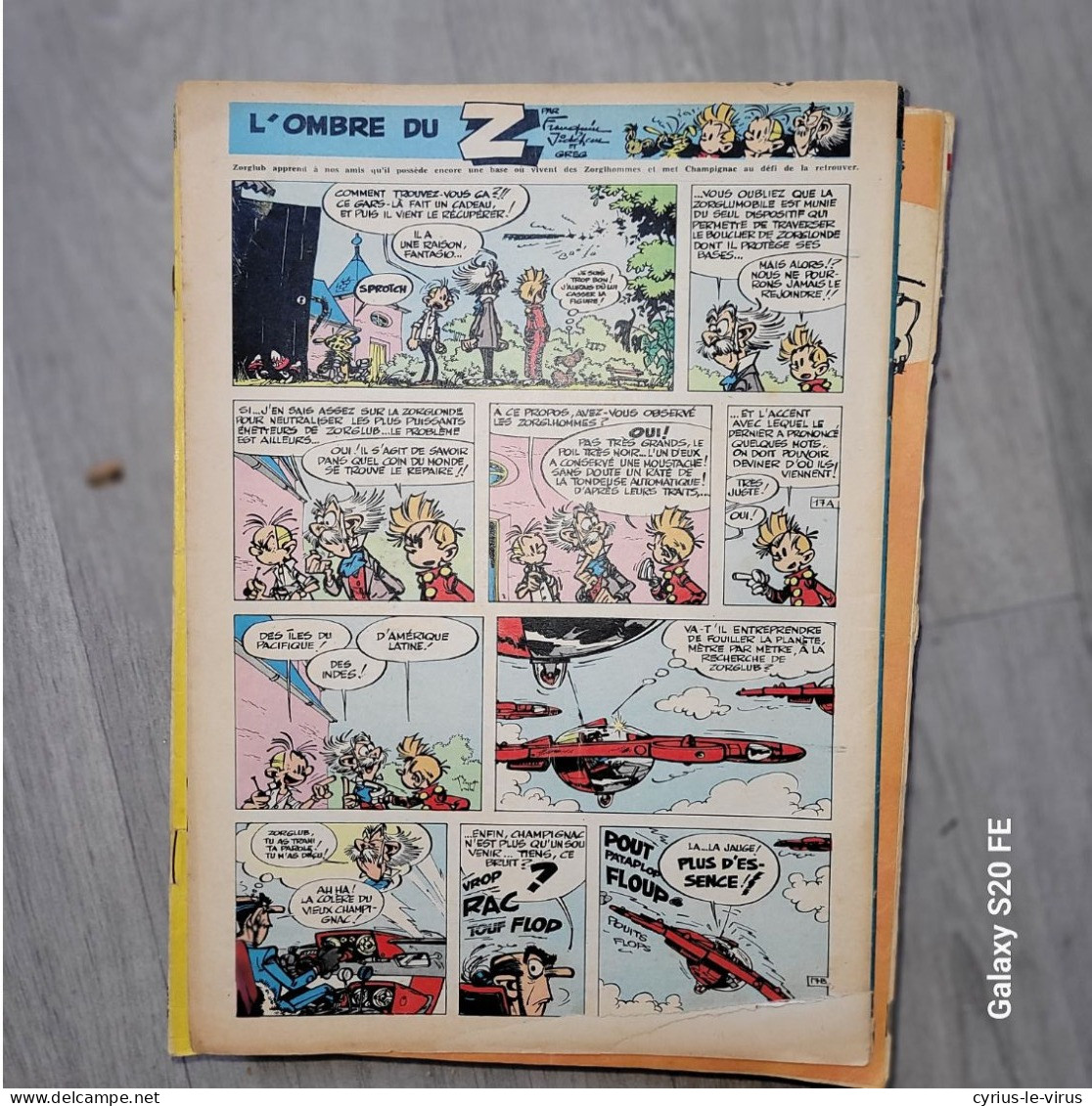 Magazines Spirou  ** L'ombre Du Z - Spirou Magazine