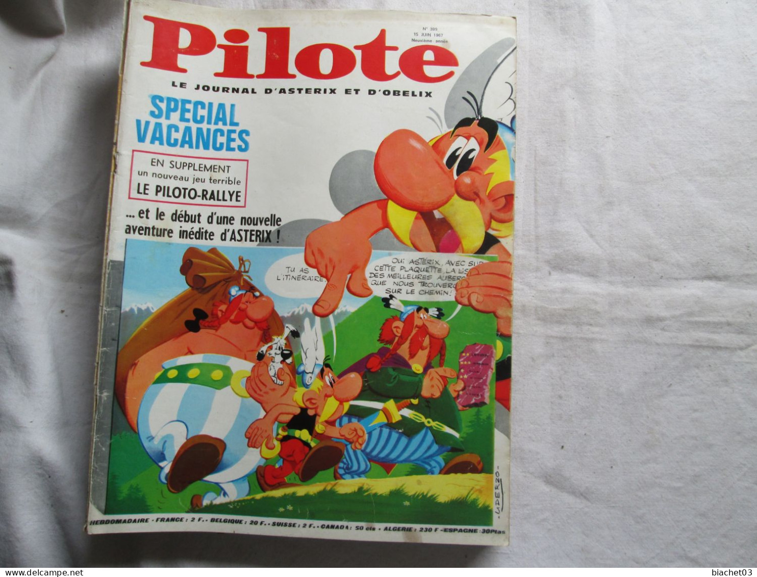 PILOTE Le Journal D'Astérix Et Obélix  N°399 - Pilote