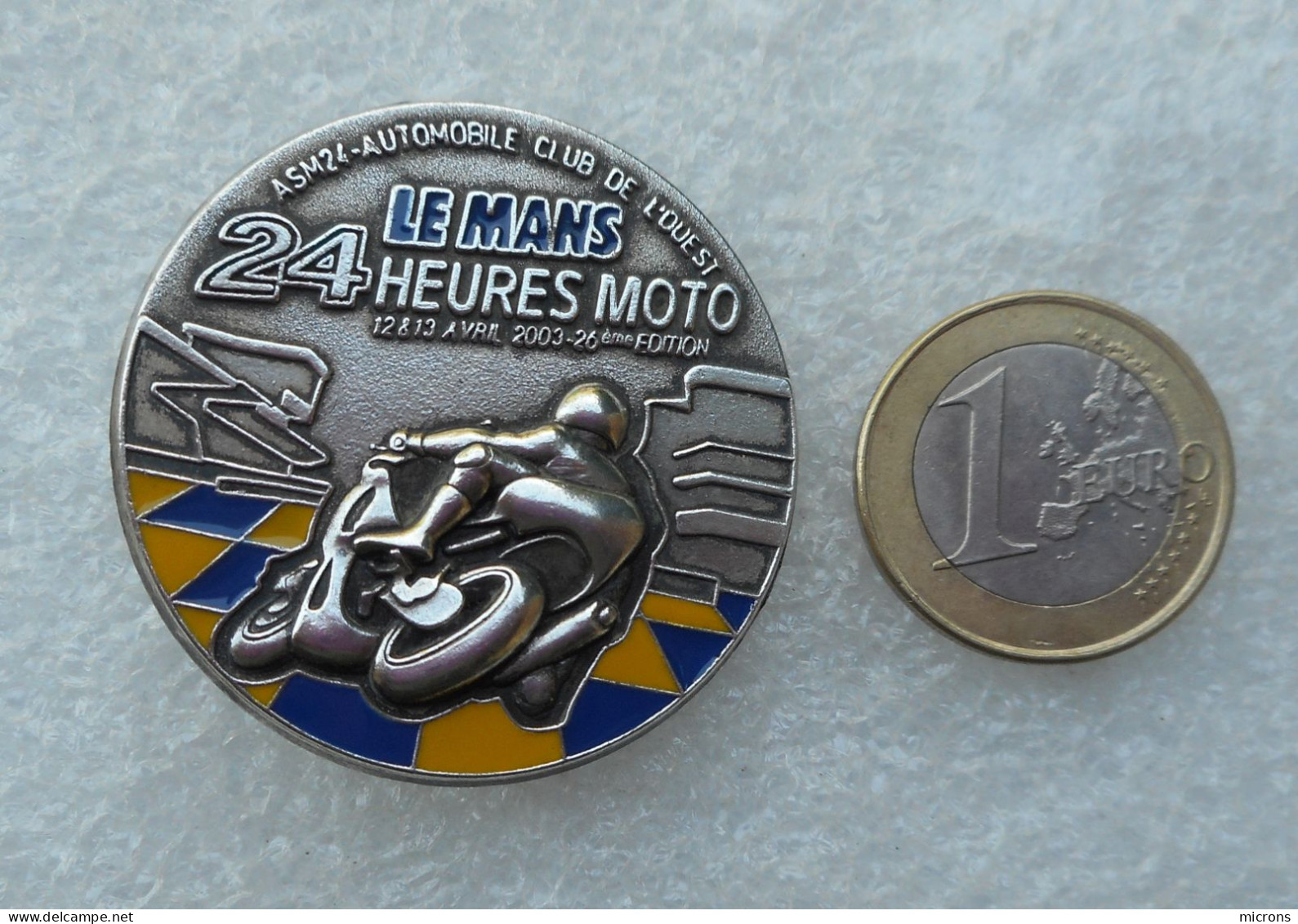 BROCHE/ BADGE AUTOMOBILE CLUB DE L'OUEST 24 HEURES DU MANS MOTO   OOOO 149 - Non Classés