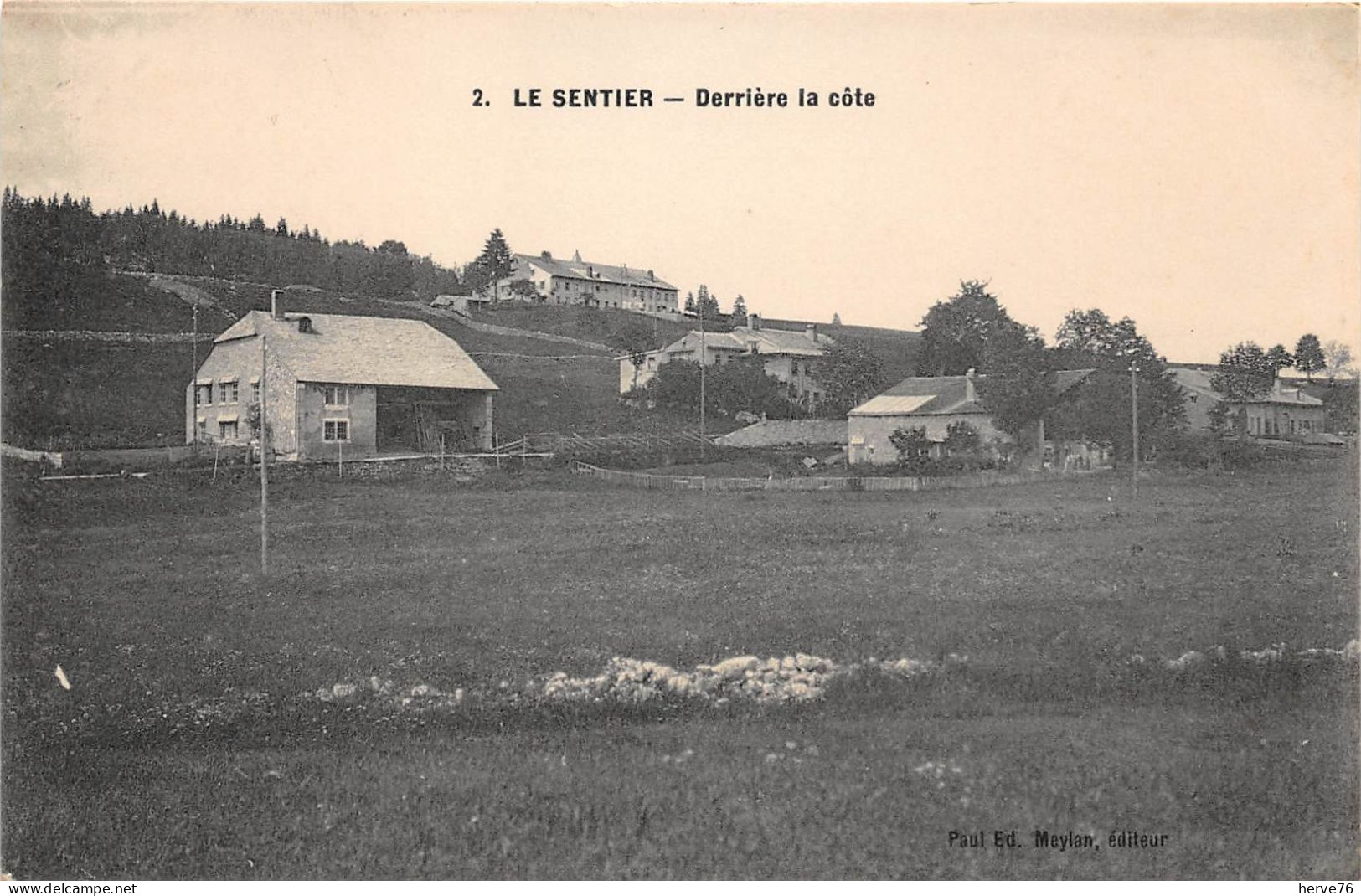 SUISSE - LE SENTIER - Derrière La Côte - Otros & Sin Clasificación