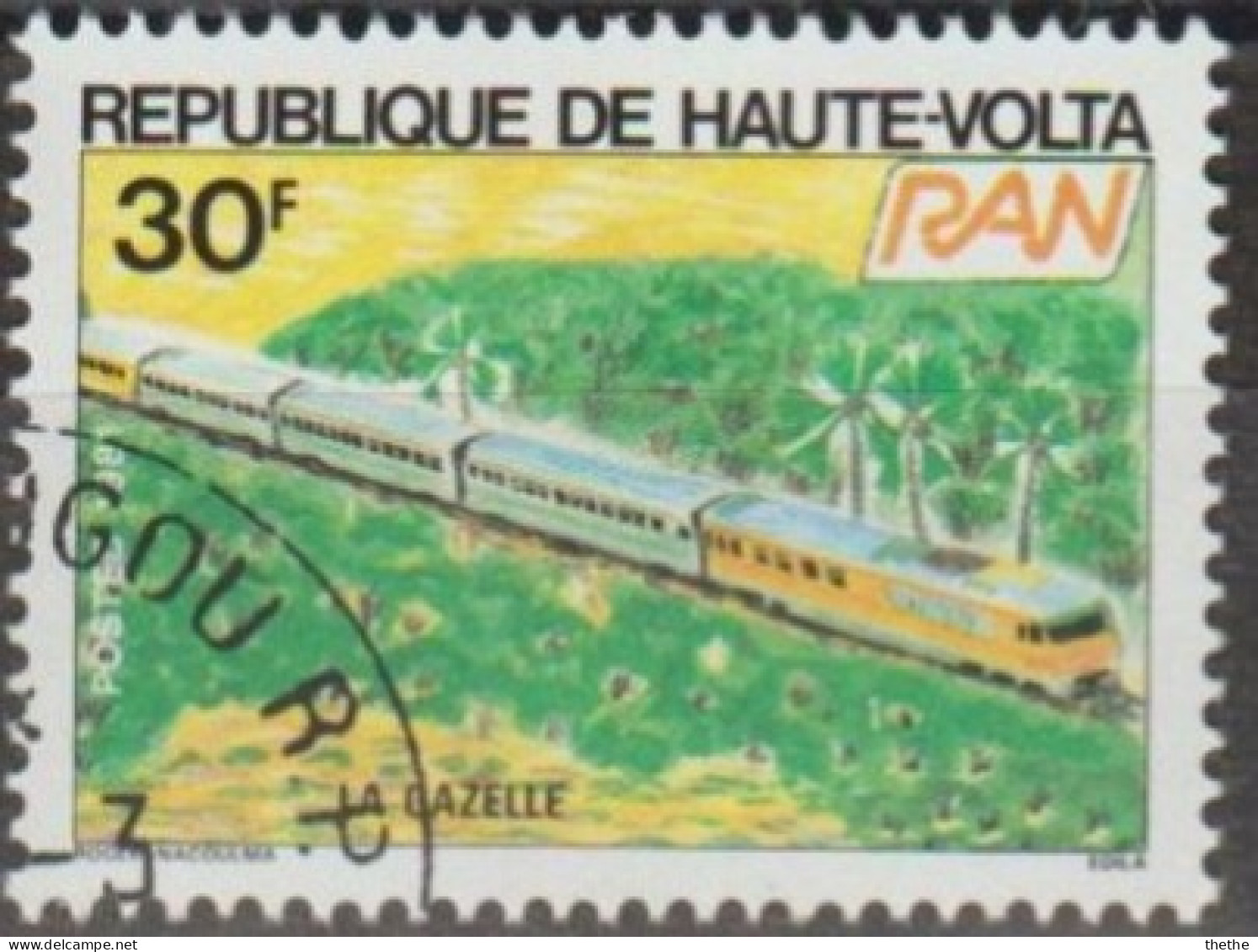 HAUTE-VOLTA - Transports : Autorail - La Gazelle - Le Bélier - Obervolta (1958-1984)