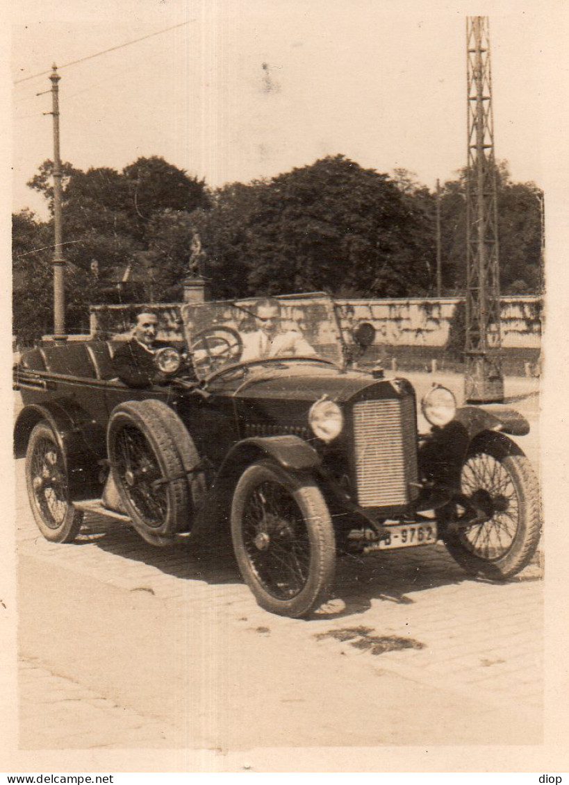 Photo Vintage Paris Snap Shop - Automobile Voiture Car - Coches