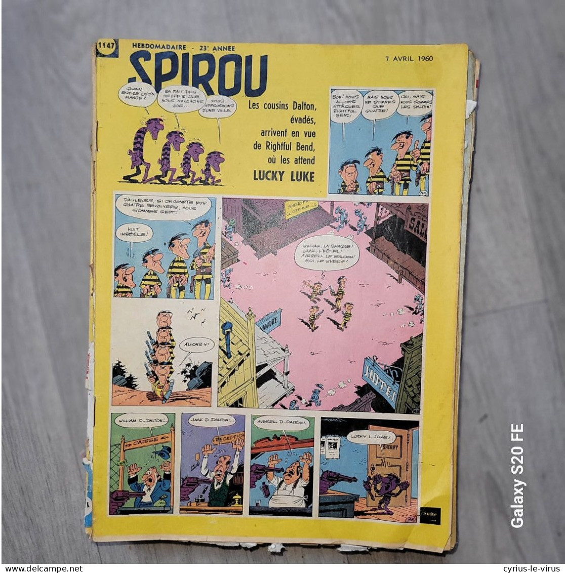 Magazines Spirou  ** L'ombre Du Z **Lucky-Luke - Spirou Magazine