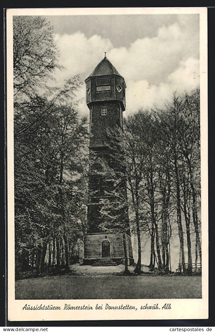 AK Donnstetten, Aussichtsturm Römerstein Im Wald  - Otros & Sin Clasificación