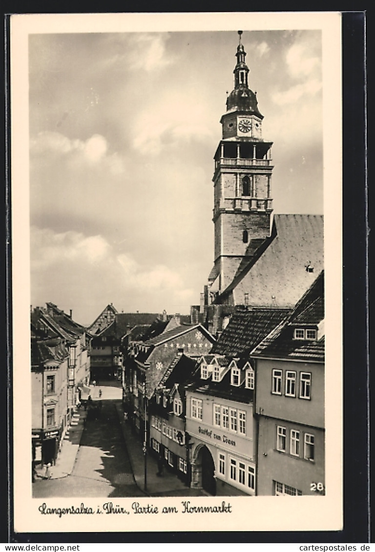 AK Langensalza I. Thür., Partie Am Kornmarkt  - Bad Langensalza