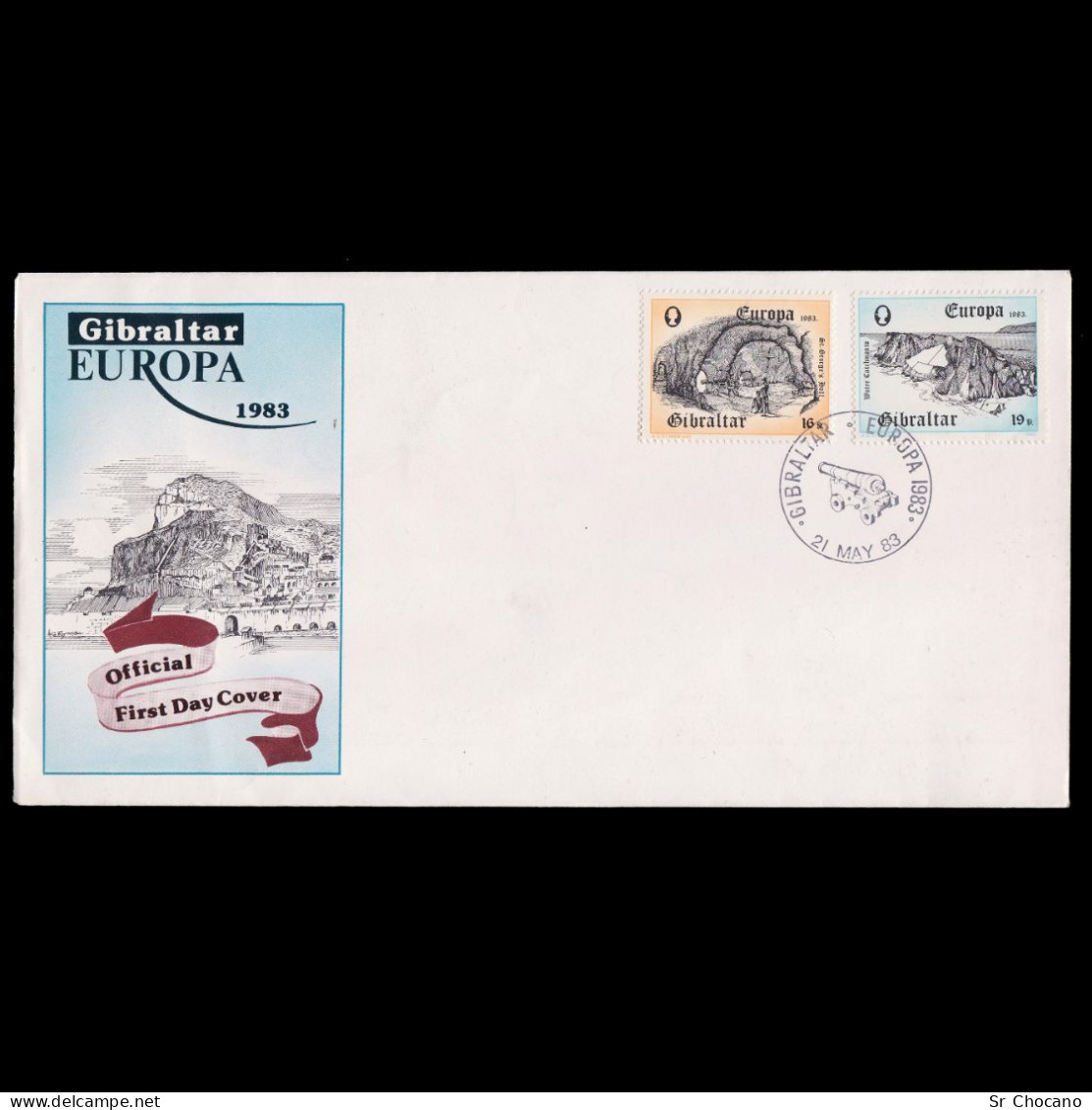GIBRALTAR 1983.First Day Cover .EUROPA. SCOTT 447/448. - Gibraltar