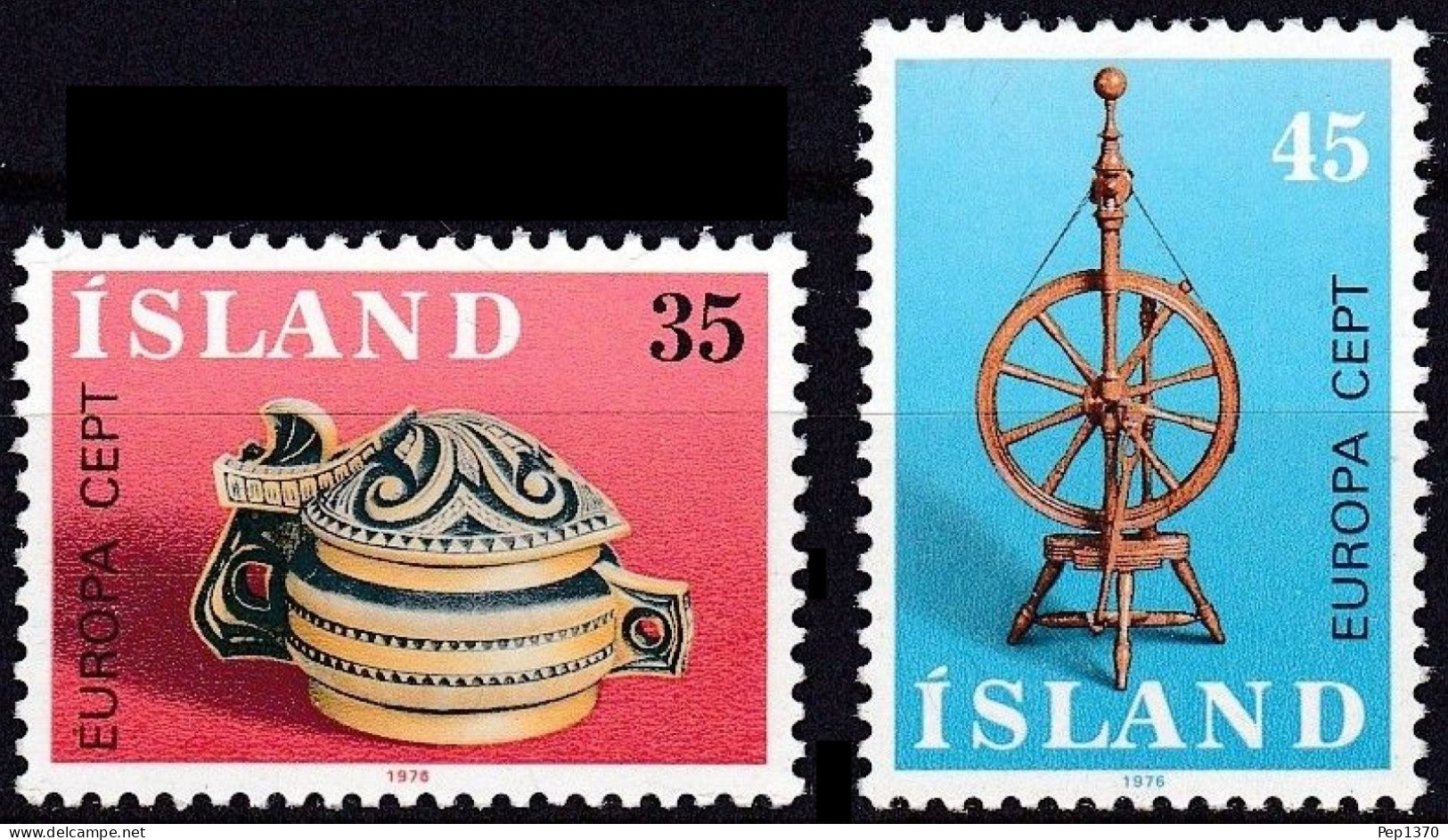 ISLANDIA 1976 - ICELAND - EUROPA CEPT - YVERT 467/468** - Neufs