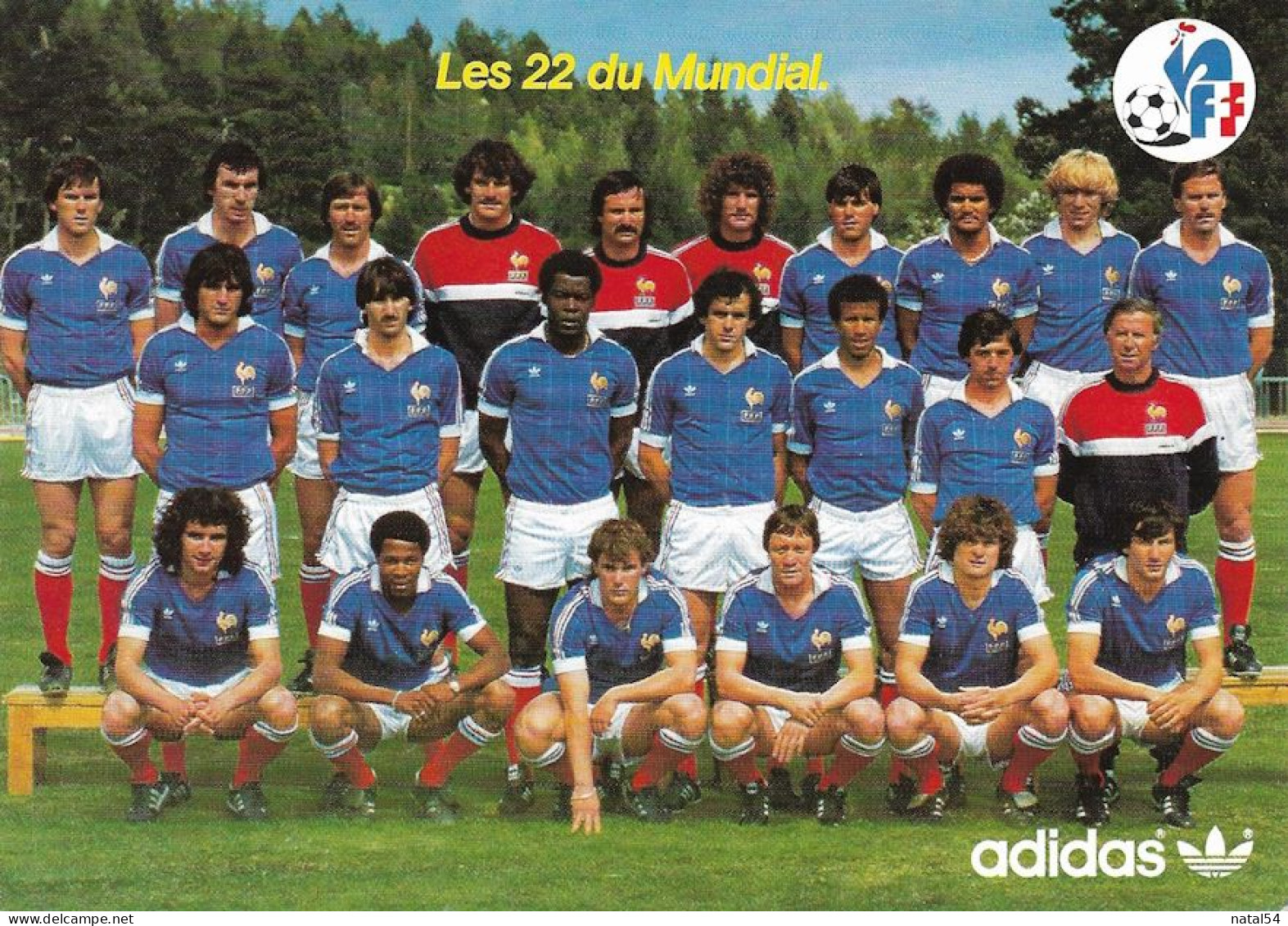 Football - Equipe De France Sélectionnée Pour Le Mundial 1982 - CPM Neuve - Calcio