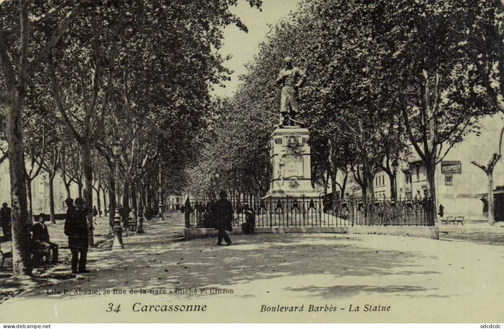 Carcassonne Boulevard Barbès La Statue Animée RV - Carcassonne