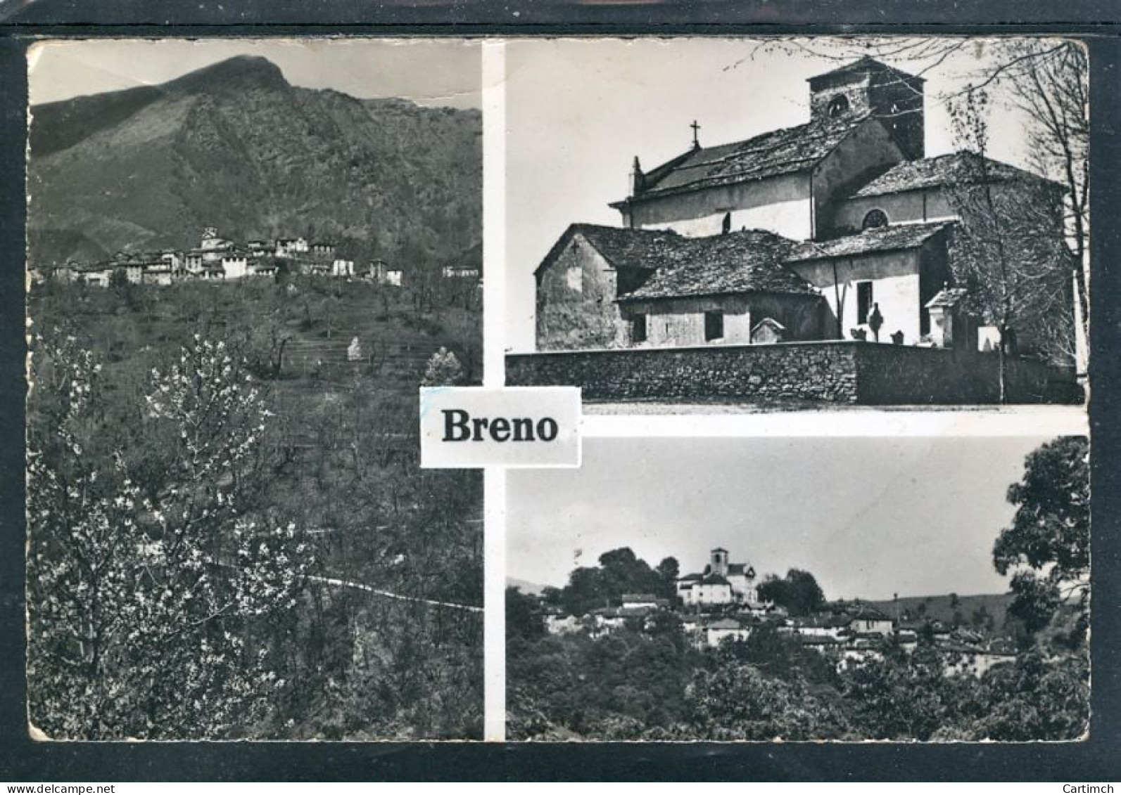 11026 Breno - 3 Vedute Del Villaggio E Della Chiesa - Breno