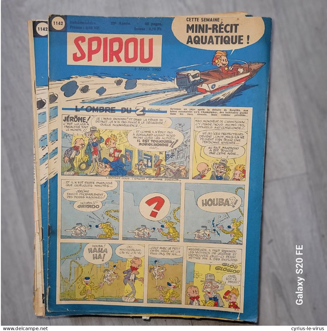 Magazines Spirou  ** L'Ombre De Z  ** Le Moineau  *** BMW 700 ** Saut En Hauteur  John Thomas - Spirou Magazine