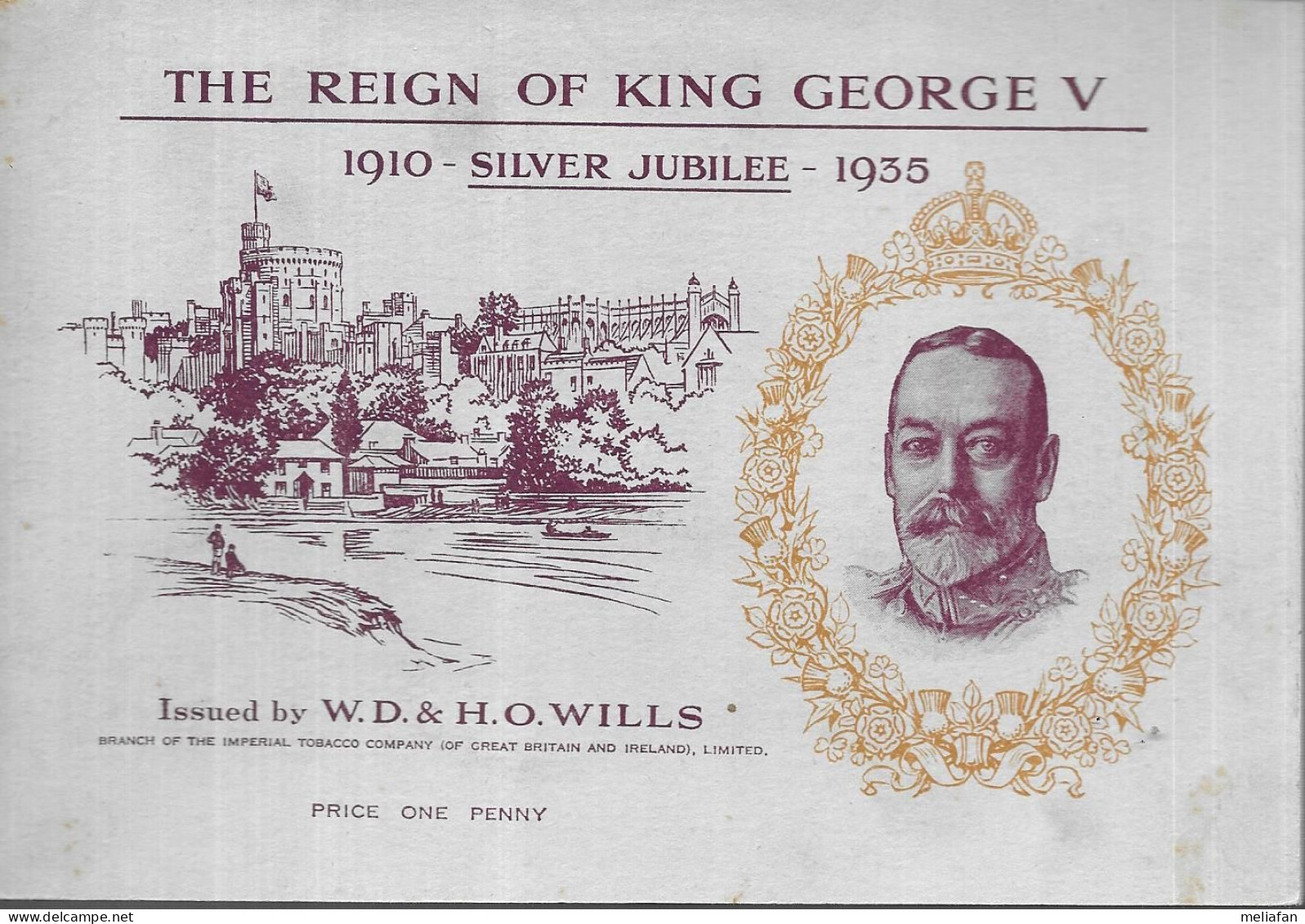 CH72 - ALBUM CIGARETTES WILLS - THE REIGN OF KING GEORGE V SILVER JUBILEE - COMPLET - Wills