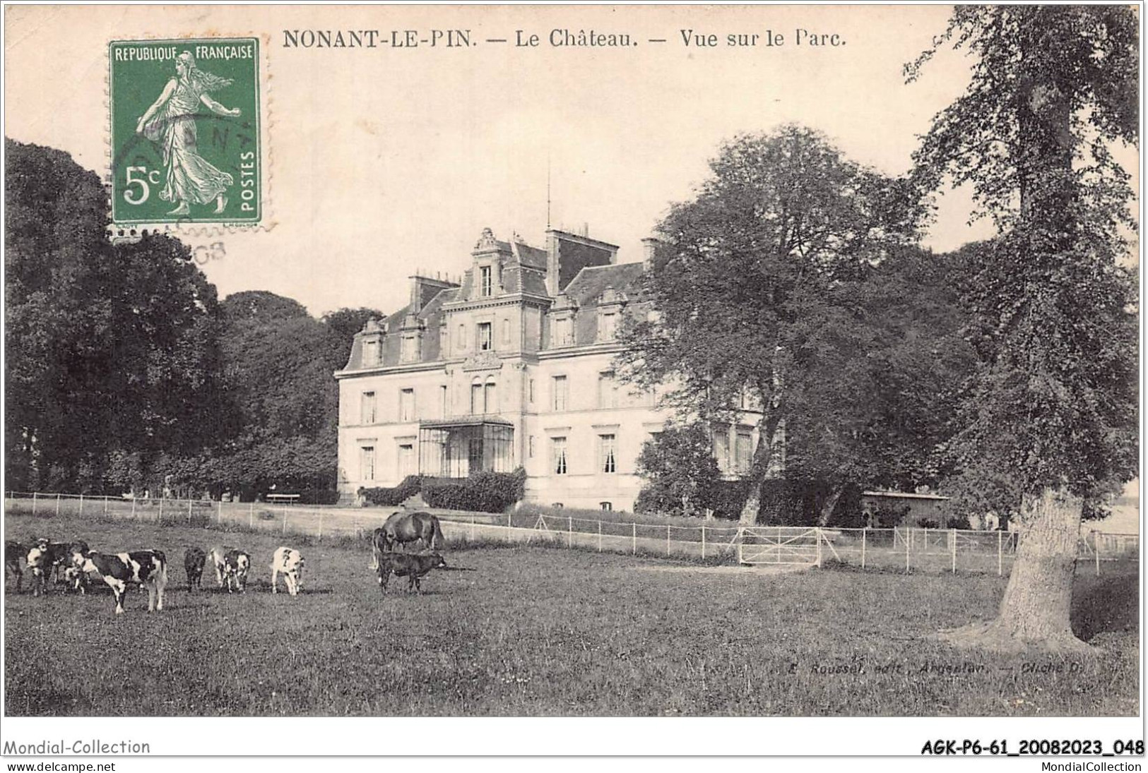 AGKP6-0482-61 - NONANT-LE-PIN - Le Chateau - Vue Sur Le Parc  - Autres & Non Classés