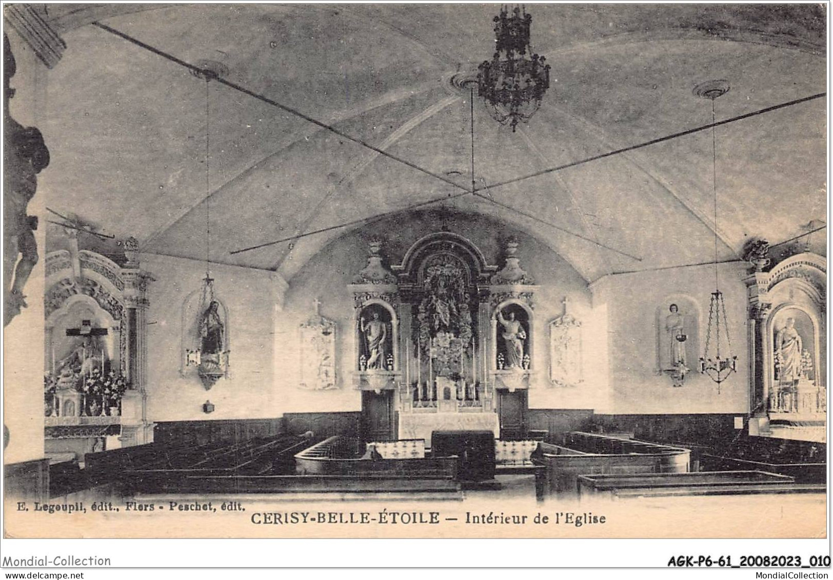 AGKP6-0463-61 - CERISY-BELLE-ETOILE - Intérieur De L'église  - Sonstige & Ohne Zuordnung
