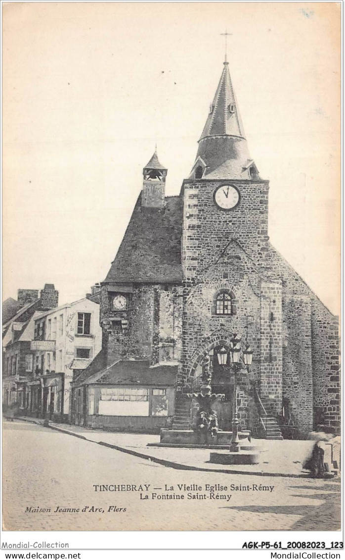 AGKP5-0436-61 - TINCHEBRAY - La Vieille Eglise Saint-rémy - La Fontaine Saint-rémy  - Sonstige & Ohne Zuordnung