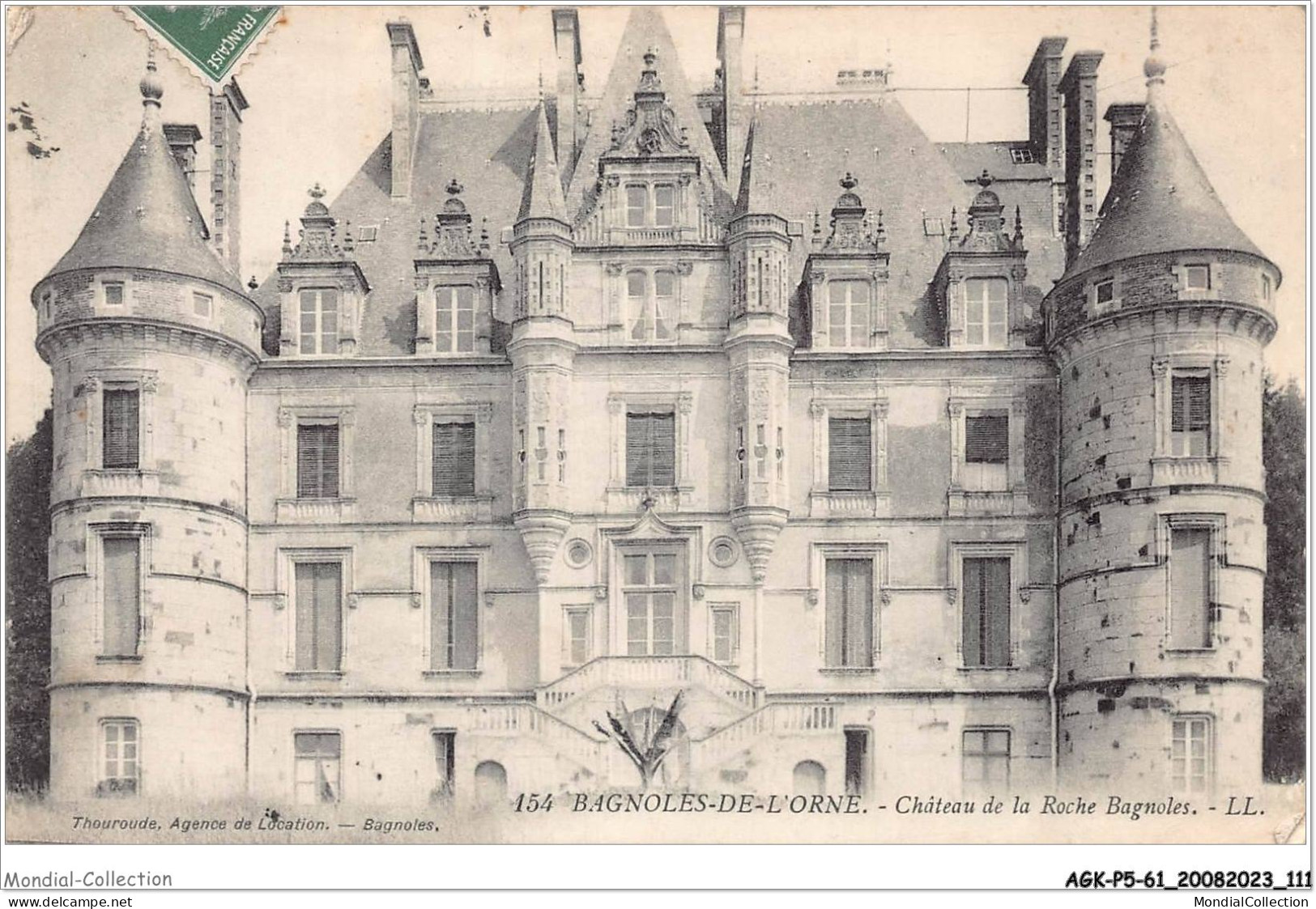 AGKP5-0430-61 - BAGNOLES-DE-L'ORNE - Chateau De La Roche Bagnoles  - Bagnoles De L'Orne