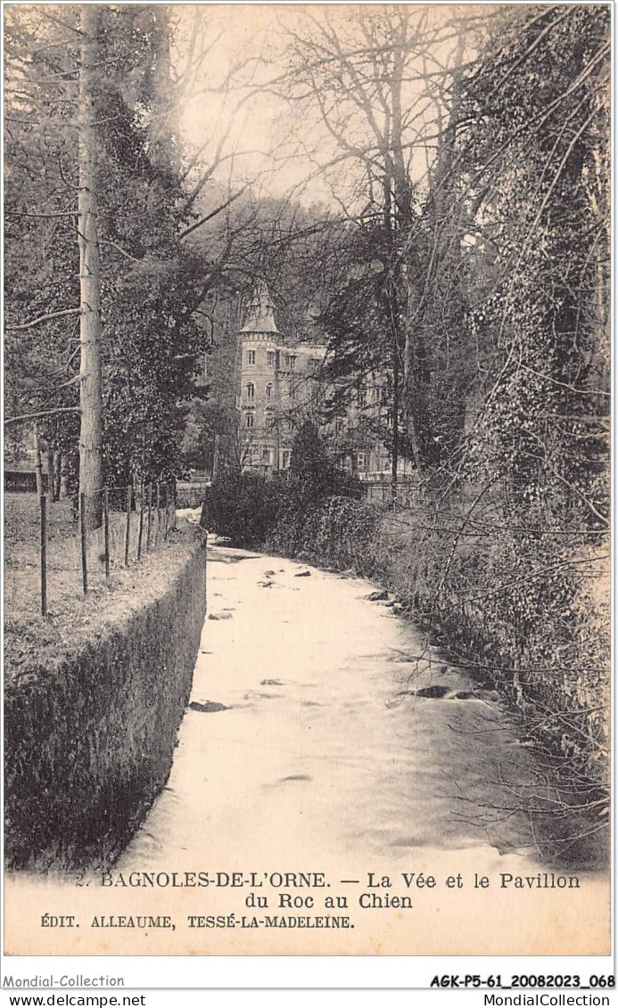 AGKP5-0408-61 - BAGNOLES-DE-L'ORNE - La Vée Et Le Pavillon Du Roc Au Chien  - Bagnoles De L'Orne