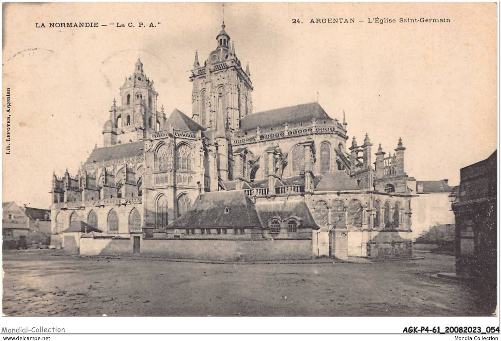 AGKP4-0307-61 - ARGENTAN - L'église Saint-germain  - Argentan