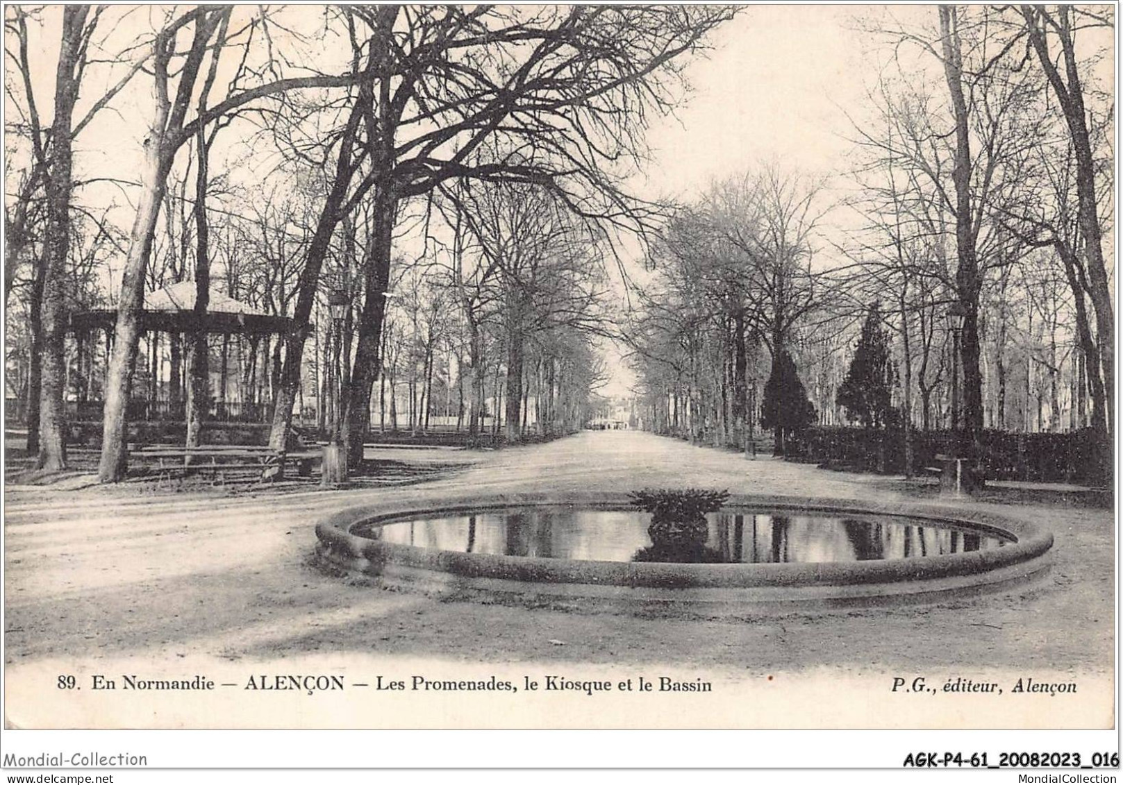 AGKP4-0288-61 - ALENCON - Les Promenades - Le Kiosque Et Le Bassin  - Alencon