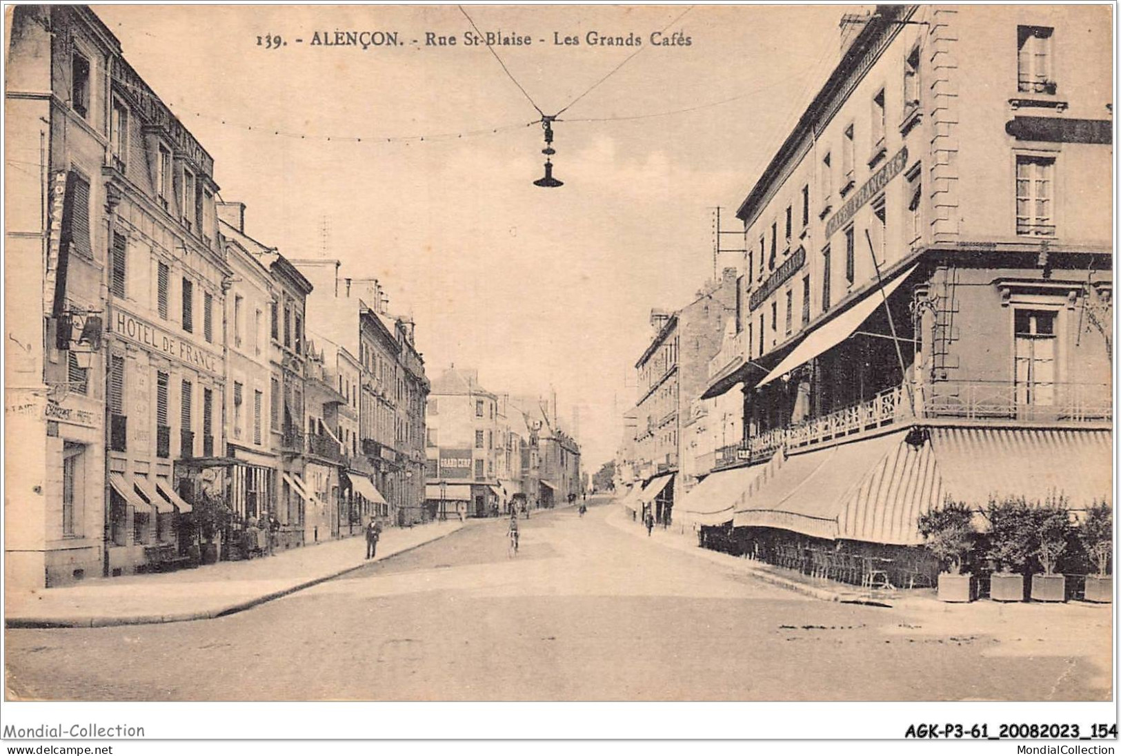 AGKP3-0266-61 - ALENCON - Rue St-blaise - Les Grands Café  - Alencon