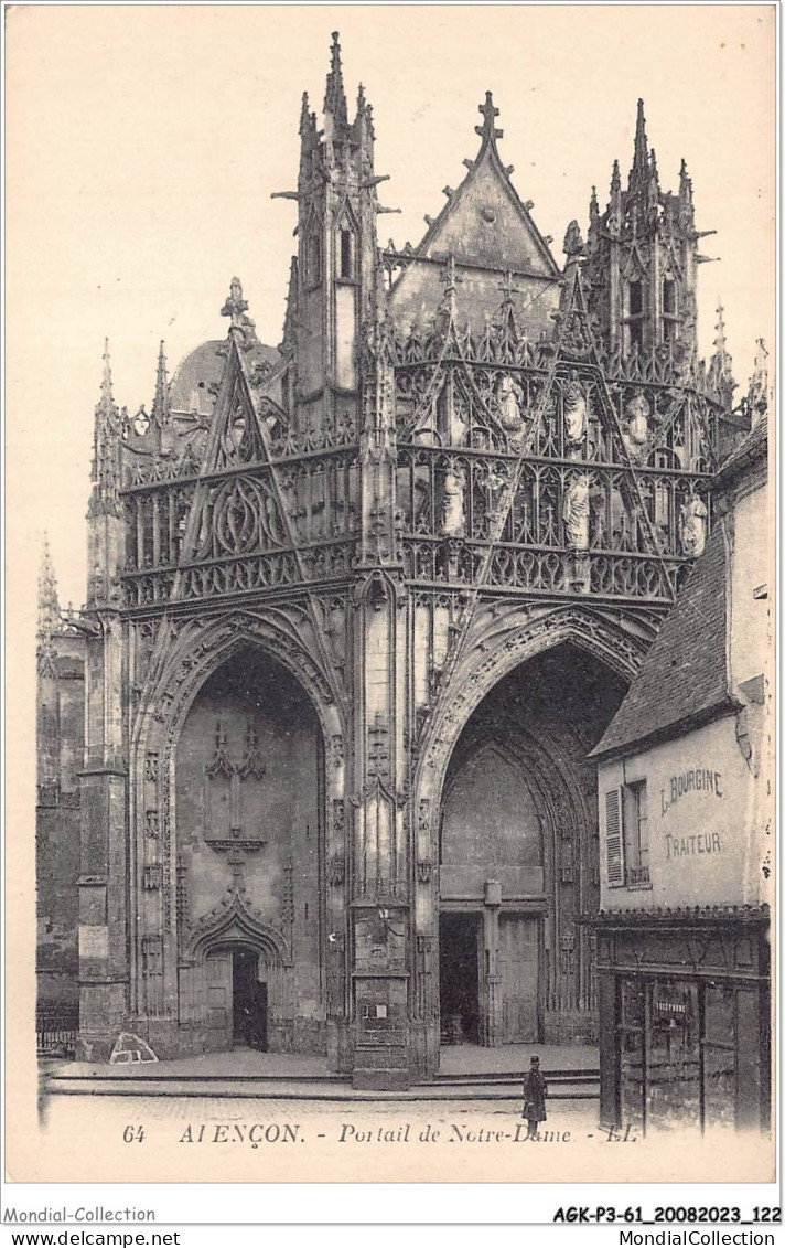 AGKP3-0250-61 - ALENCON - Portail De Notre-dame  - Alencon