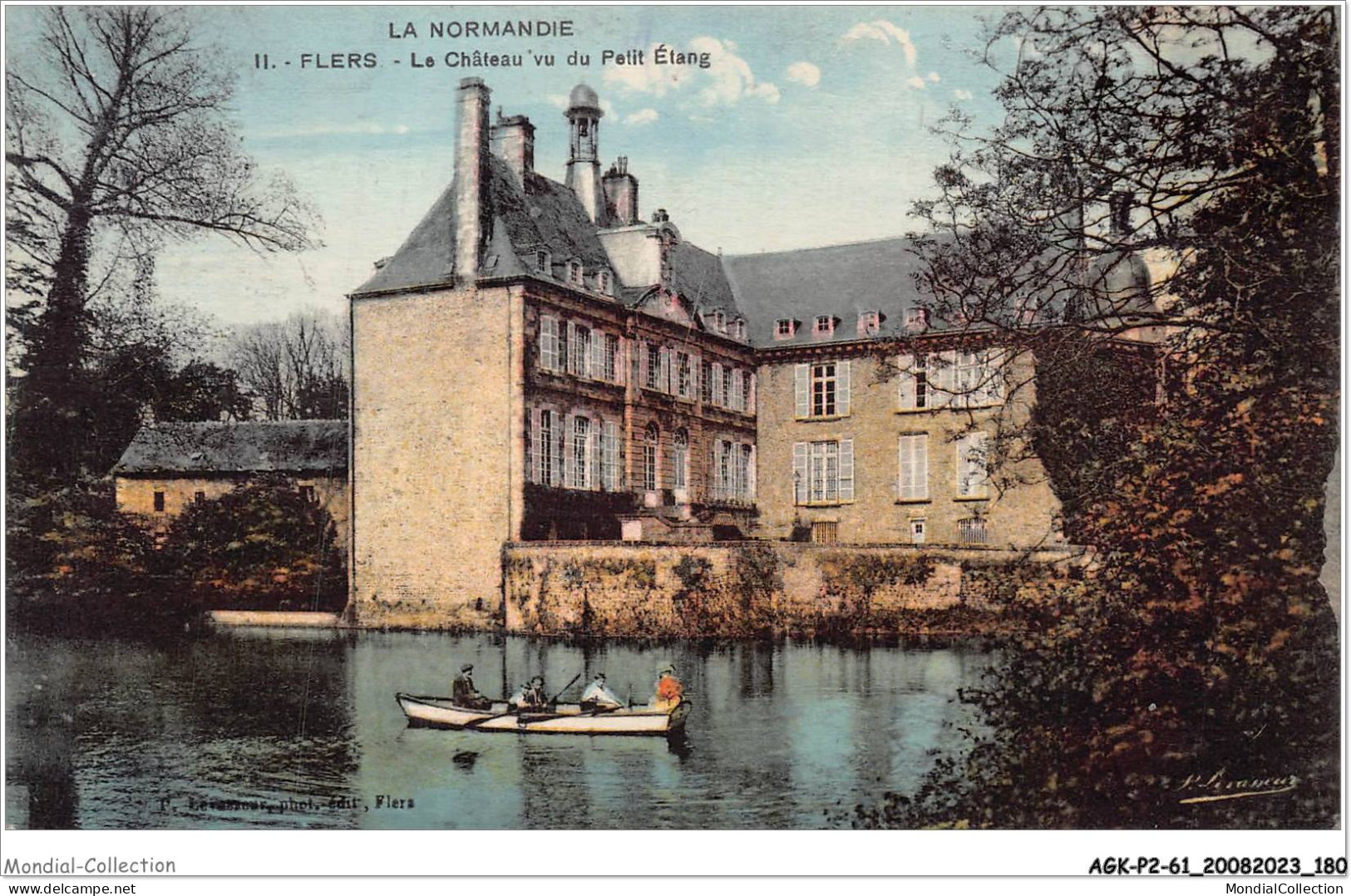 AGKP2-0173-61 - FLERS - Le Chateau - Vue Du Petit étang  - Flers