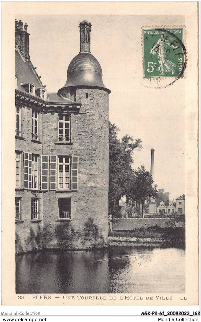 AGKP2-0164-61 - FLERS - Une Tourelle De L'hôtel De Ville  - Flers