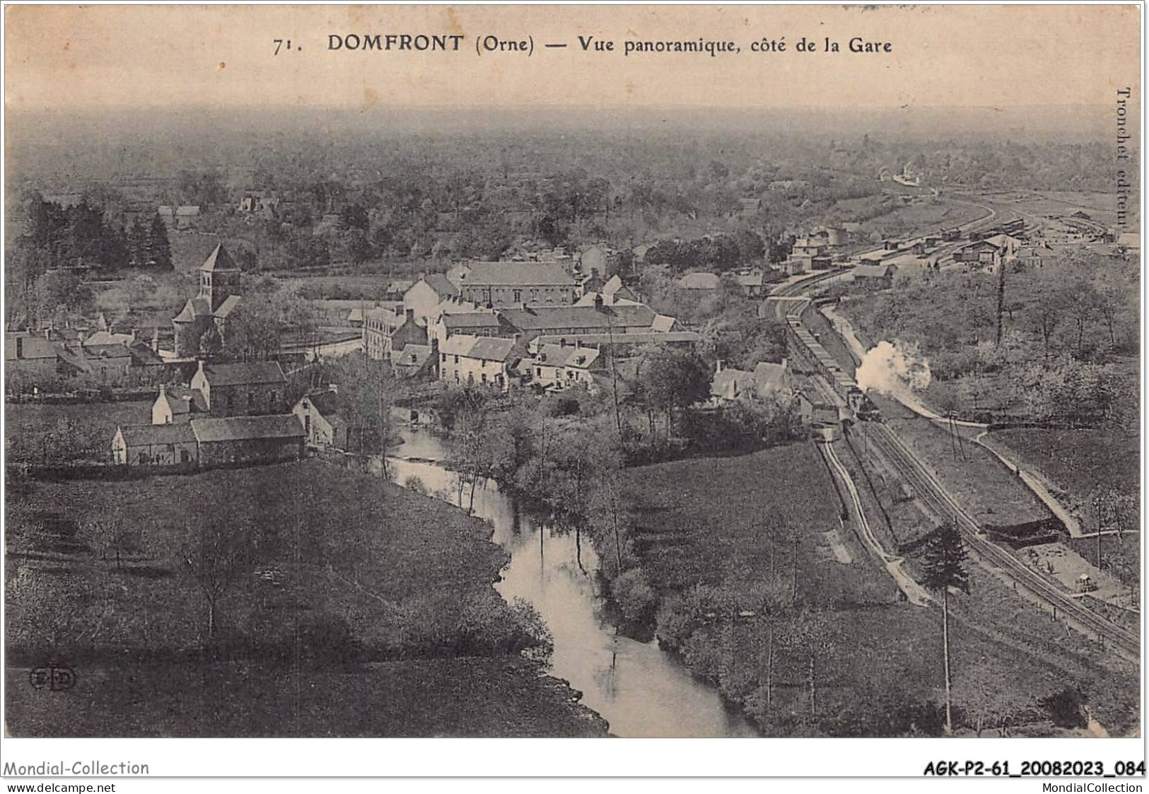 AGKP2-0125-61 - DOMFRONT - Vue Panoramique - Côte De La Gare  - Domfront