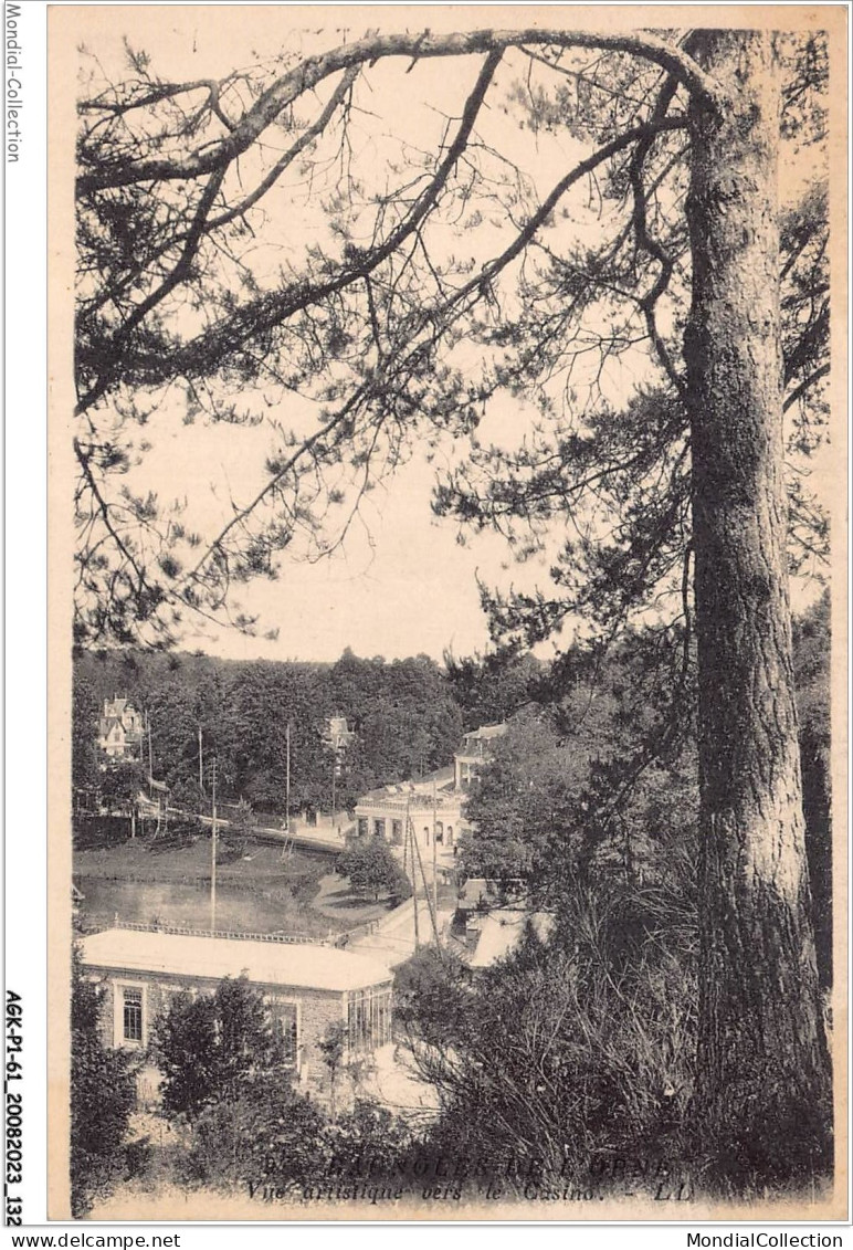 AGKP1-0067-61 - BAGNOLES DE L'ORNE - Vue Artistique Vers Le Casino  - Bagnoles De L'Orne