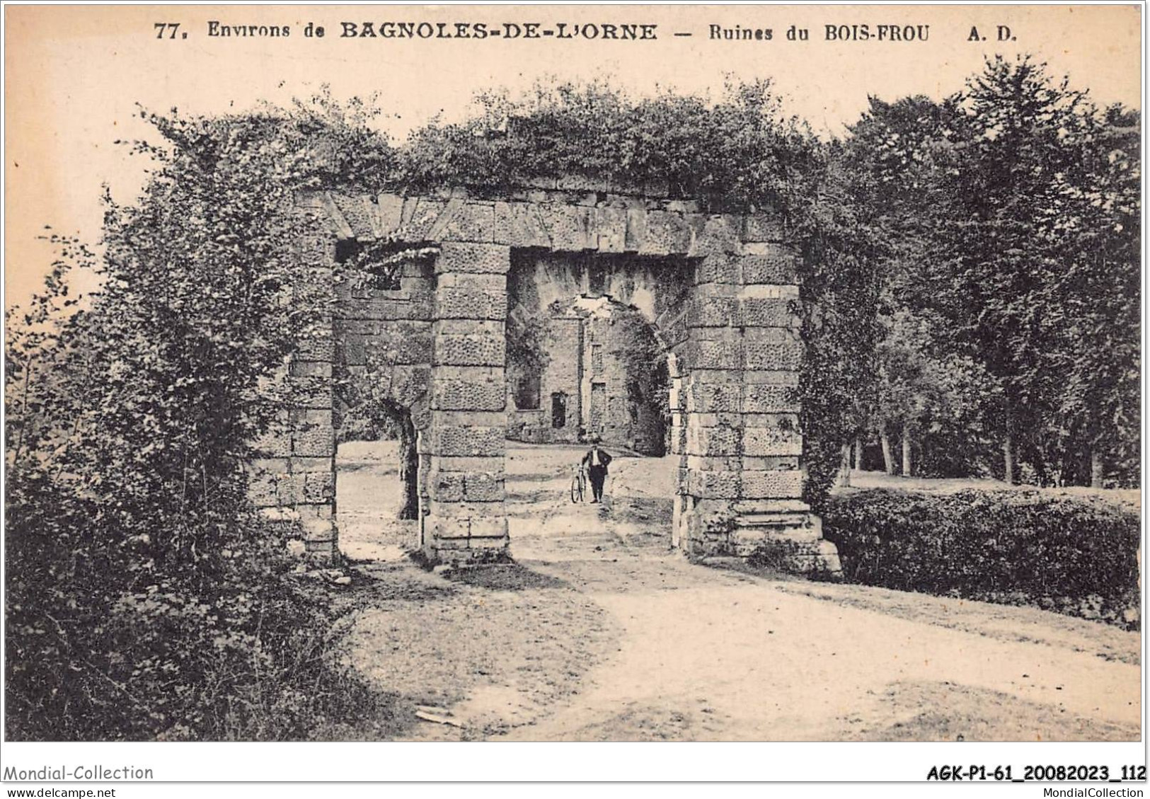 AGKP1-0057-61 - Environs De BAGNOLES DE L'ORNE - Ruine Du Bois-frou  - Bagnoles De L'Orne
