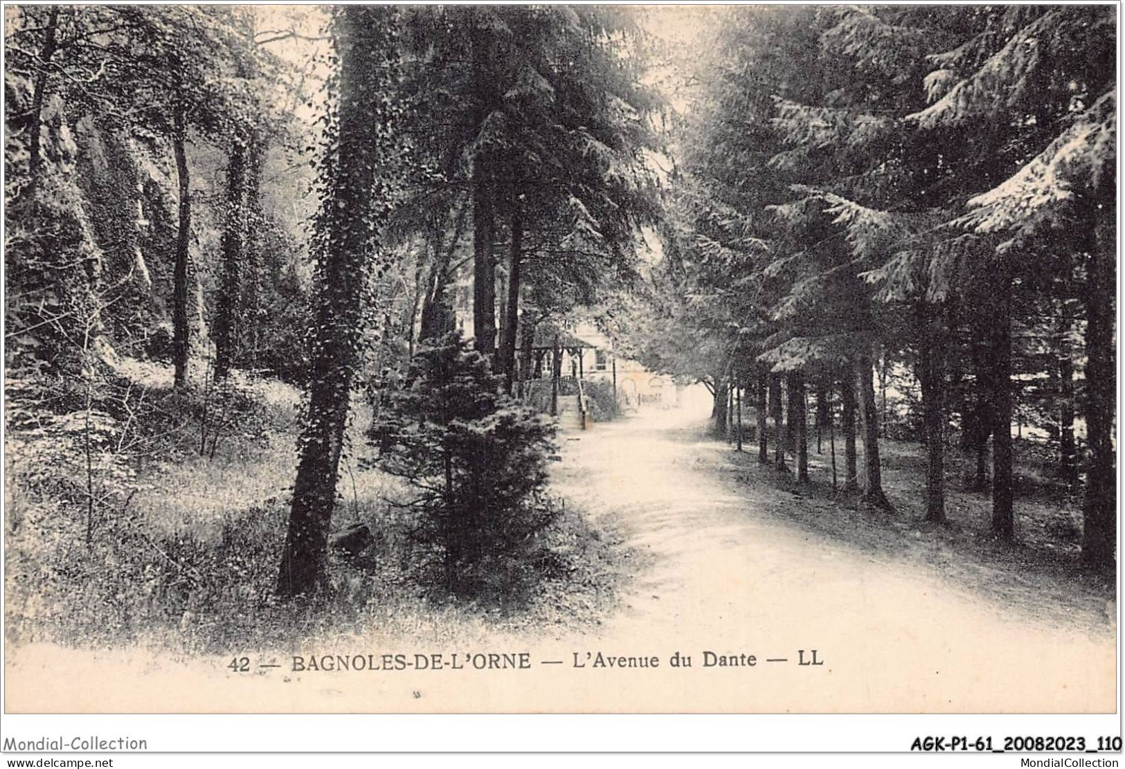 AGKP1-0056-61 - BAGNOLES DE L'ORNE - L'avenue Du Dante  - Bagnoles De L'Orne