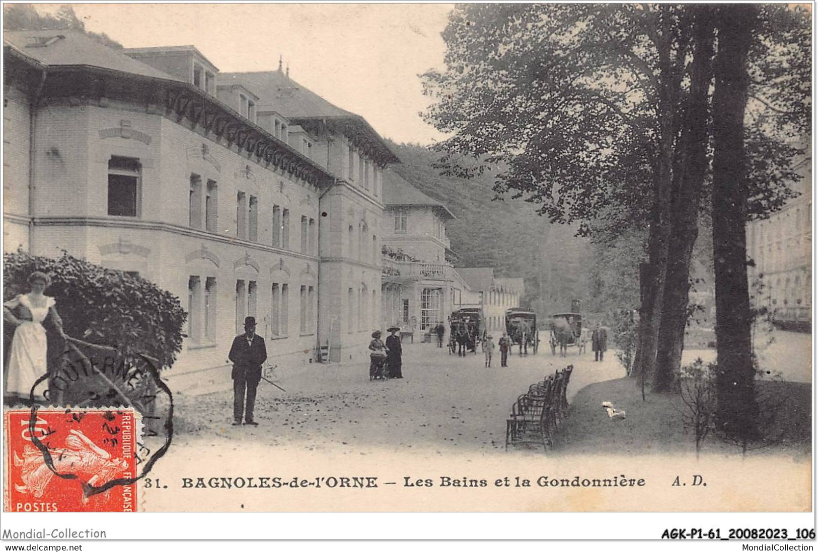 AGKP1-0054-61 - BAGNOLES DE L'ORNE - Les Bains Et La Gondonnière  - Bagnoles De L'Orne