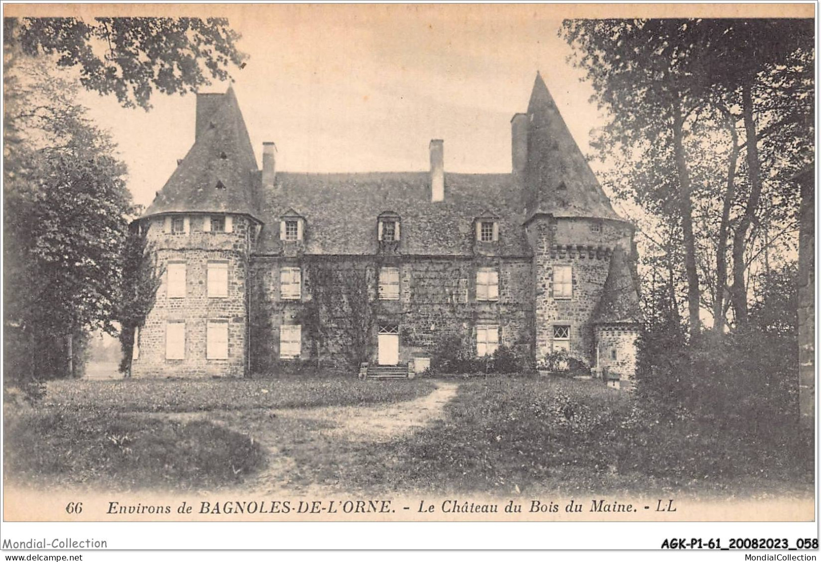 AGKP1-0030-61 - Environs De BAGNOLES DE L'ORNE - Le Château Du Bois Du Maine  - Bagnoles De L'Orne