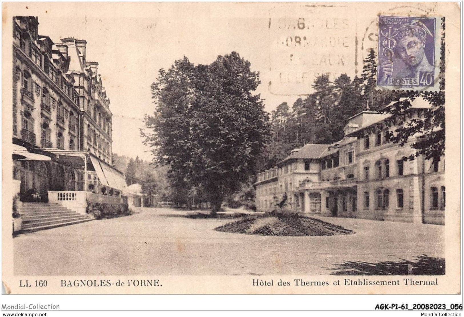 AGKP1-0029-61 - BAGNOLES DE L'ORNE - Hôtel Des Thermes Et Etablissement Thermal  - Bagnoles De L'Orne