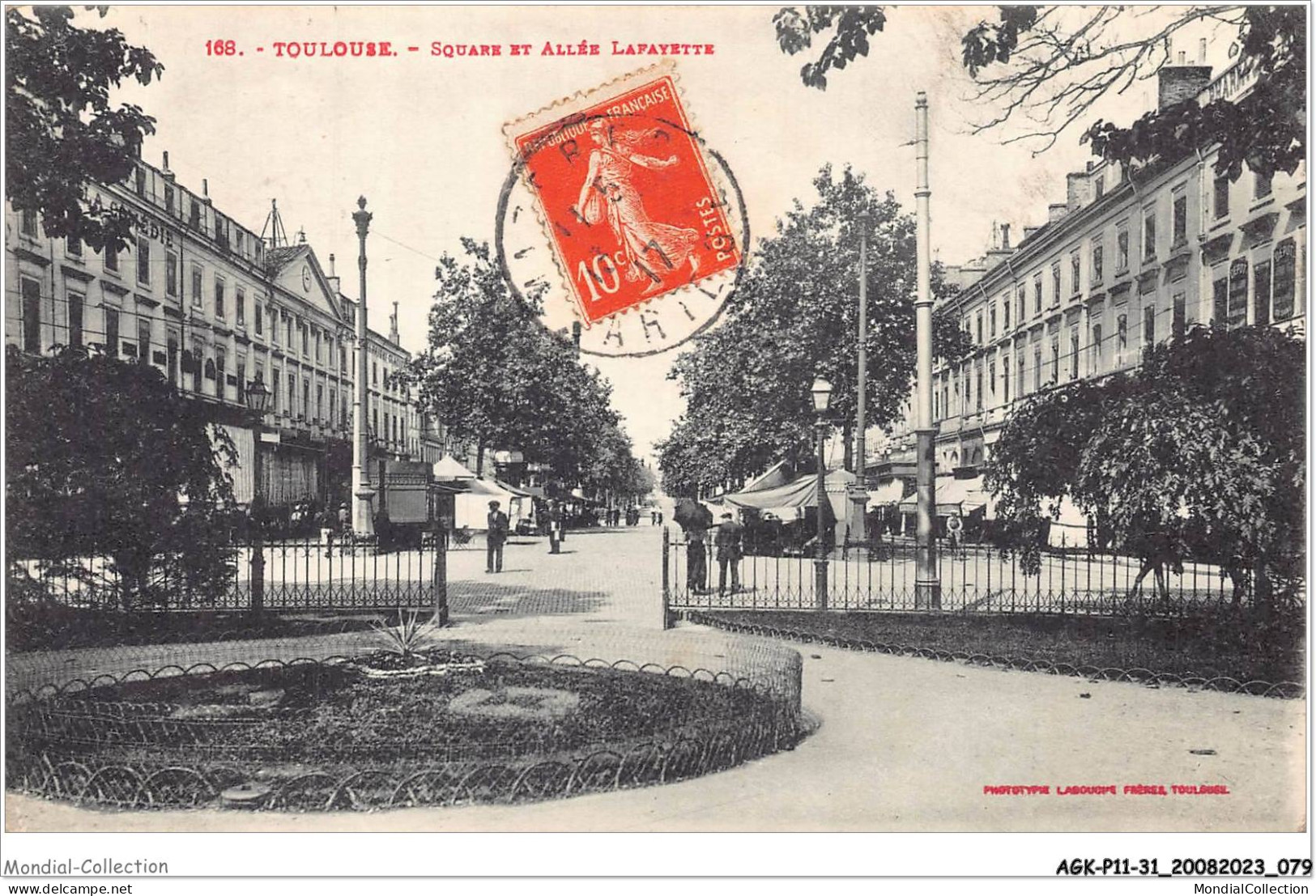 AGKP11-0942-31 - TOULOUSE - Square Et Allée Lafayette  - Toulouse