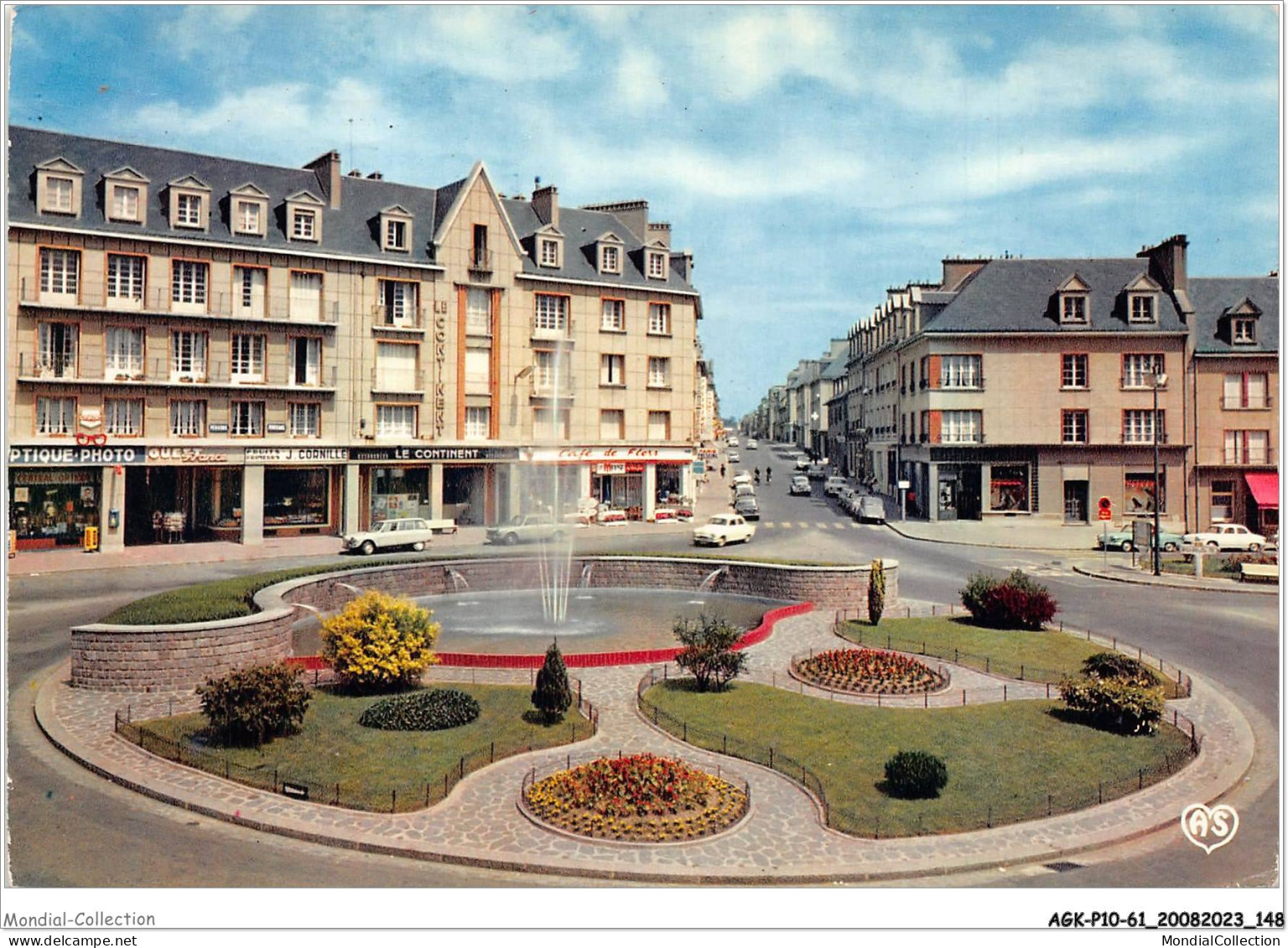 AGKP10-0885-61 - FLERS DE L'ORNE - Place Centrale Et Route De Paris  - Flers