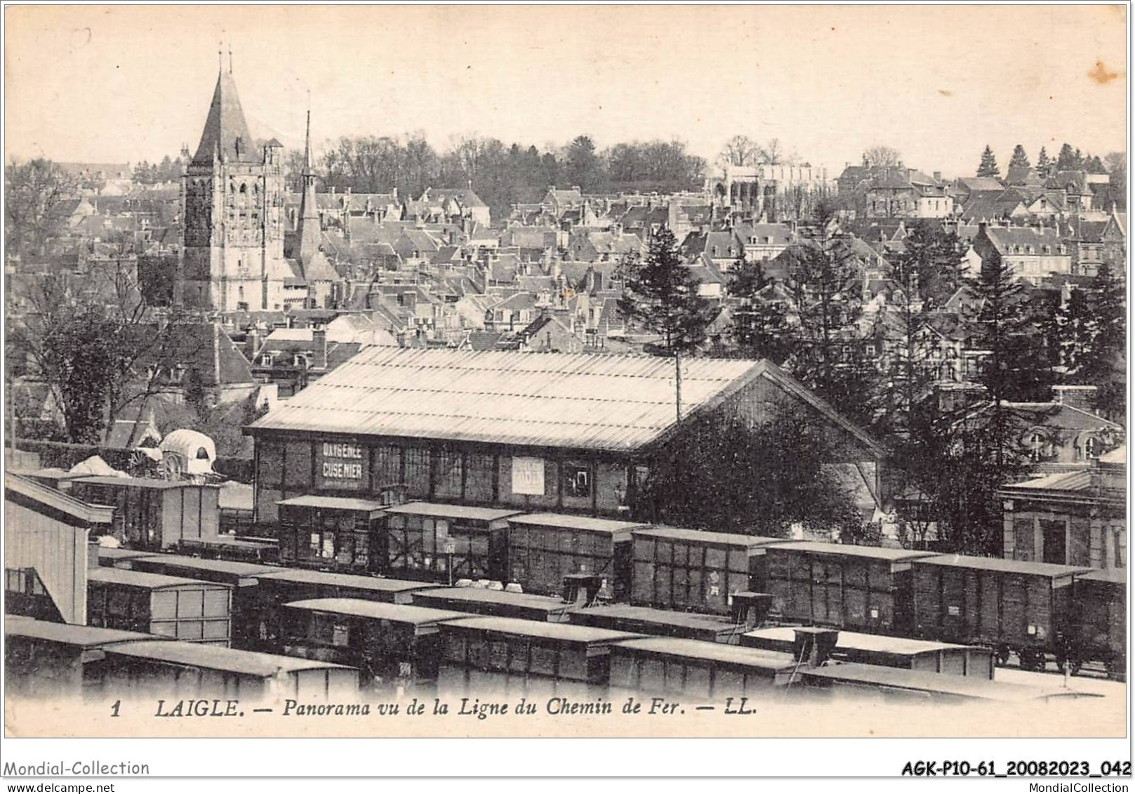 AGKP10-0832-61 - L'AIGLE - Panorama De La Ligne Du Chemin De Fer  - L'Aigle