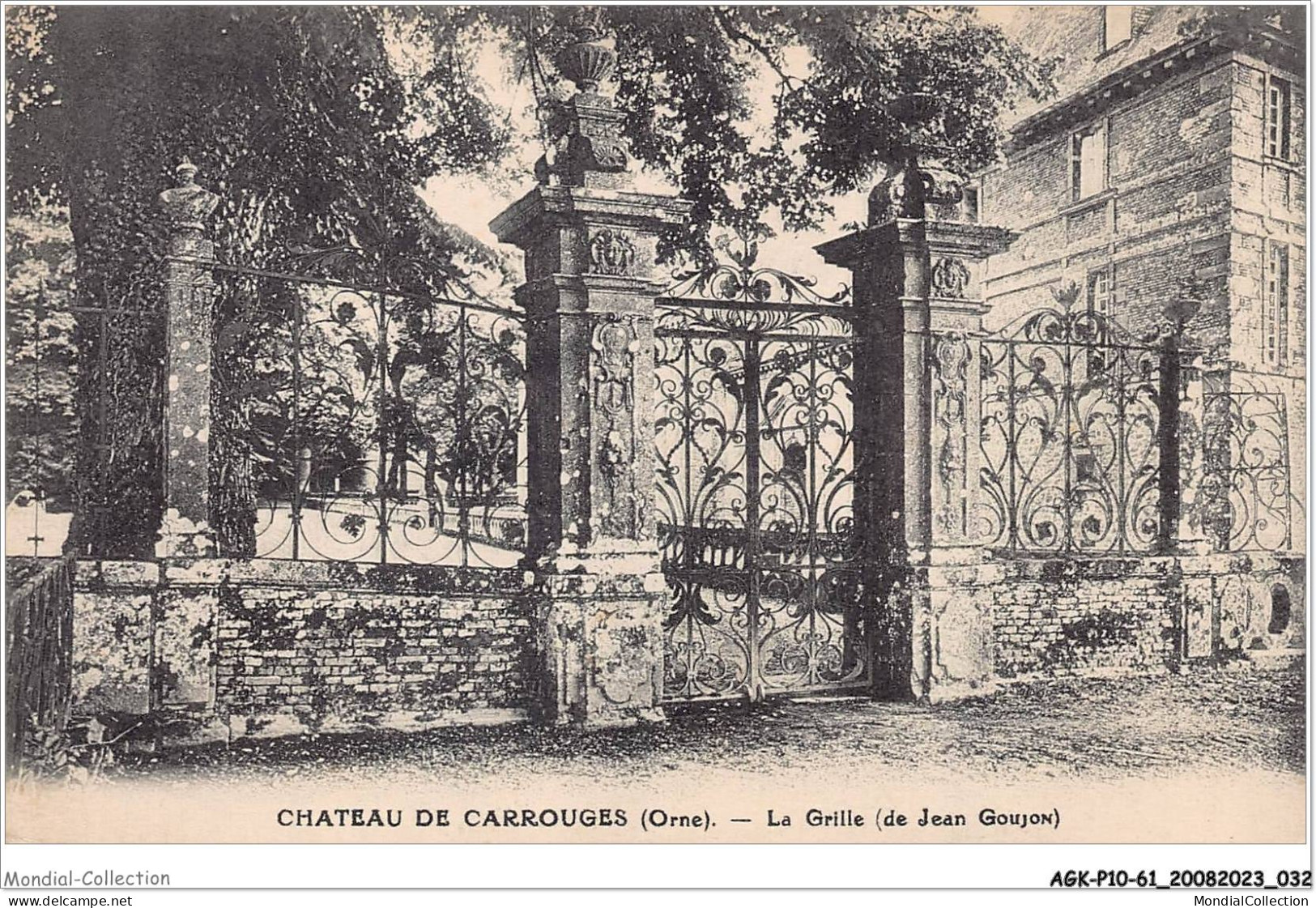 AGKP10-0827-61 - Chateau De CARROUGES - La Grille - De Jean Goujon  - Carrouges