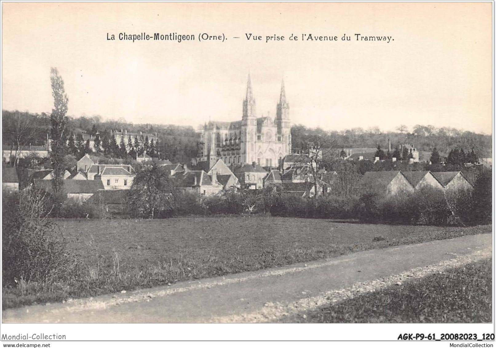 AGKP9-0794-61 - LA CHAPELLE-MONTLIGEON - Vue Prise De L'avenue Du Tramway  - Sonstige & Ohne Zuordnung