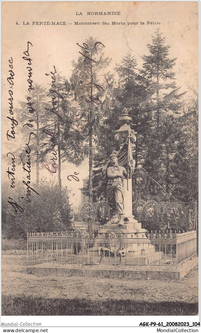 AGKP9-0786-61 - LA FERTE-MACE - Monument Des Morts Pour La Patrie  - La Ferte Mace