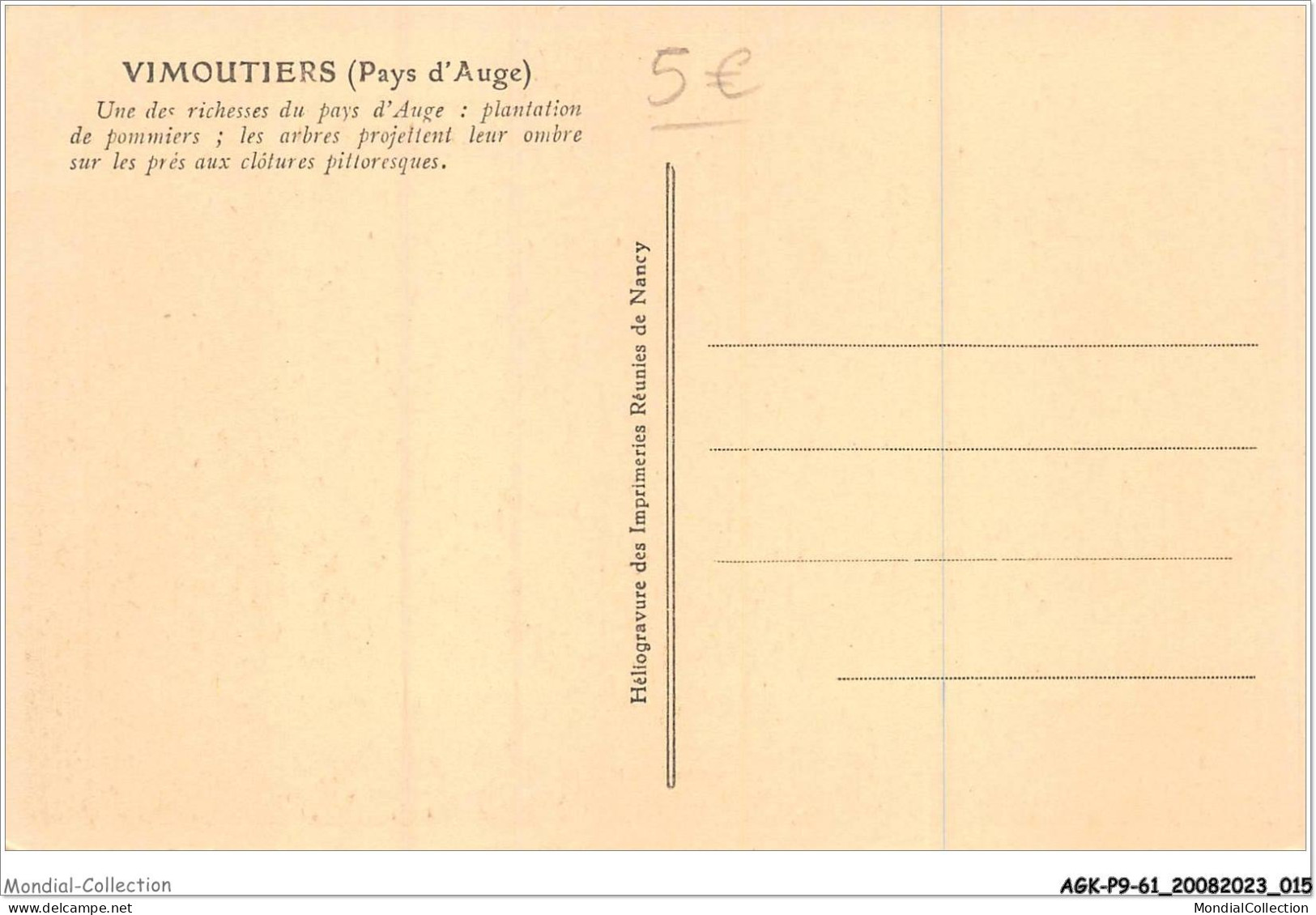 AGKP9-0741-61 - VIMOUTIERS - Un Des Richesses Du Pays D'auge  - Vimoutiers