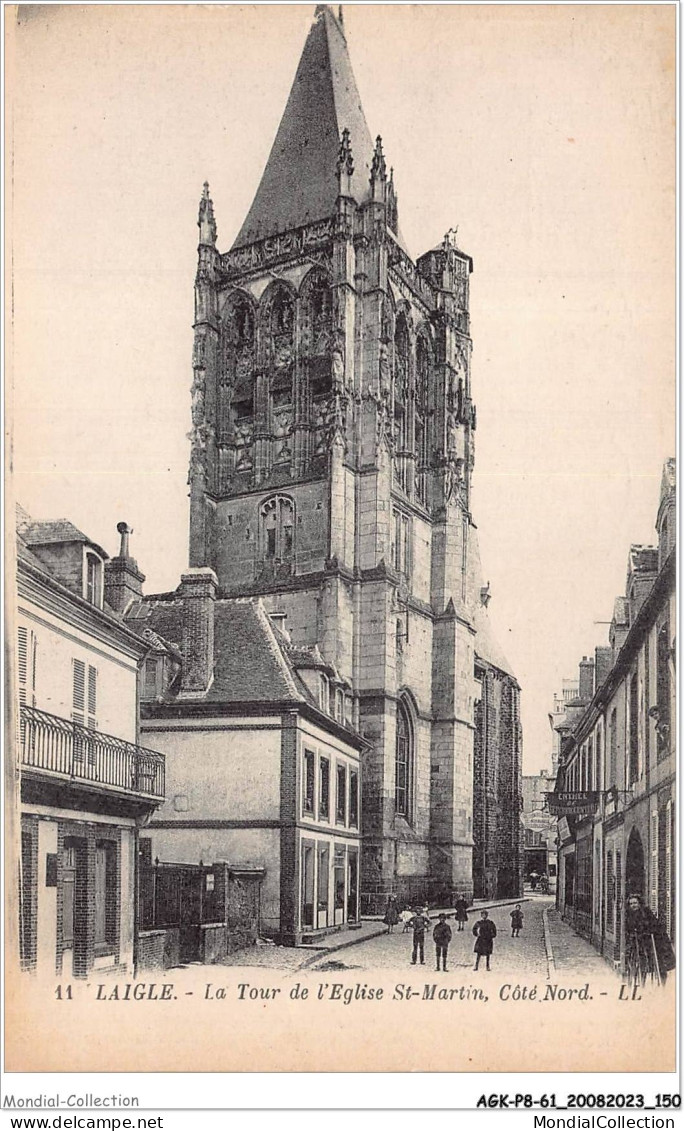 AGKP8-0723-61 - LAIGLE - La Tour De L'église St-martin - Coté Nord  - L'Aigle